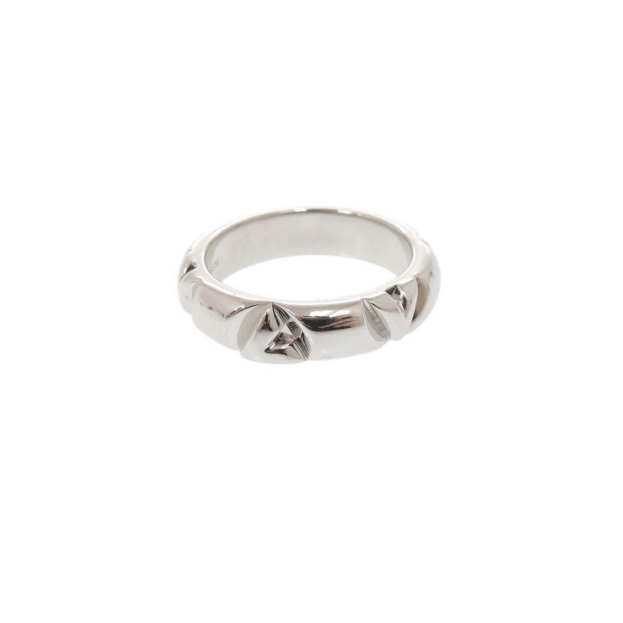 Louis Vuitton White Gold White Gold (18K) Band Ring (Pre-Owned)