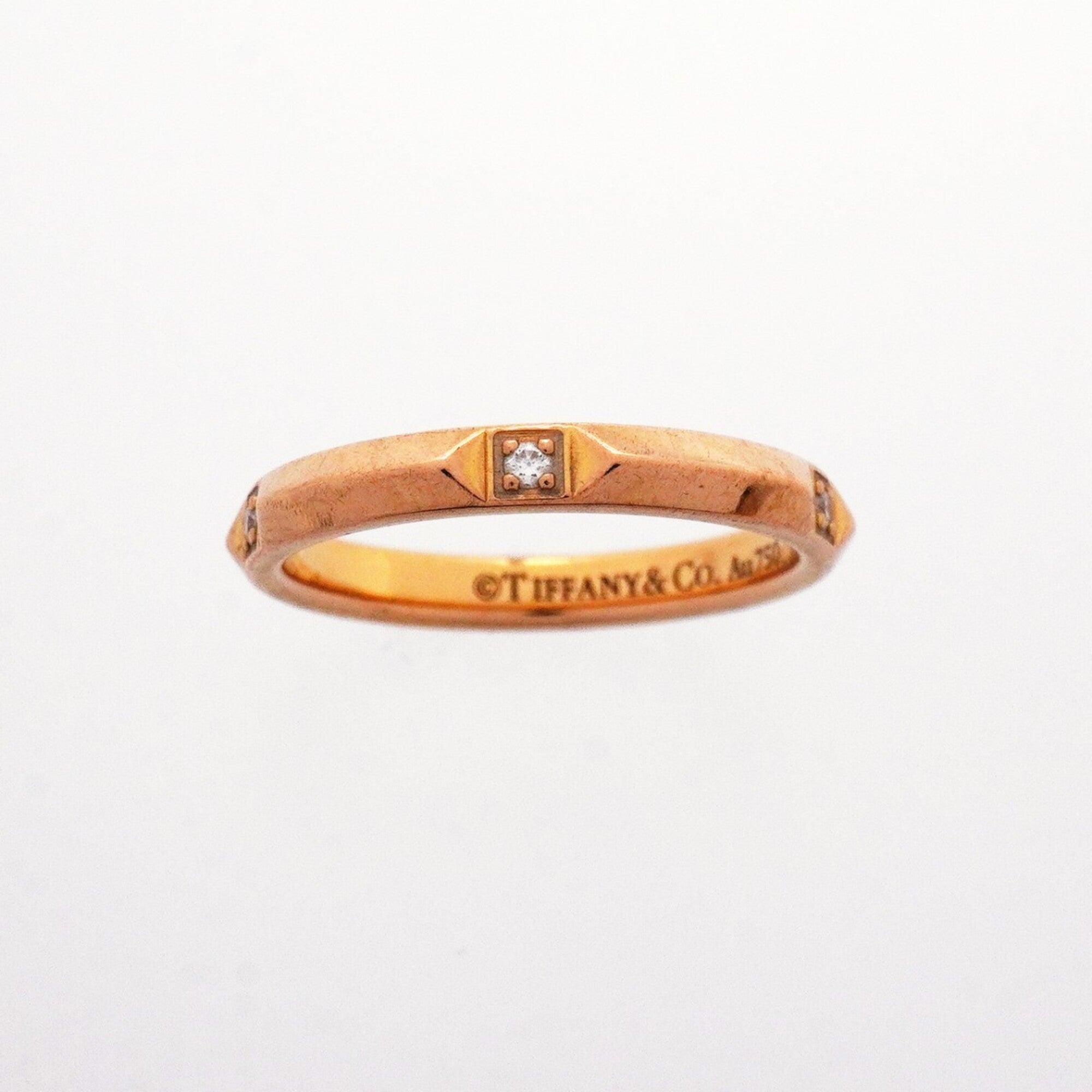 Tiffany Pink Gold (18K) Band Ring (Pre-Owned)