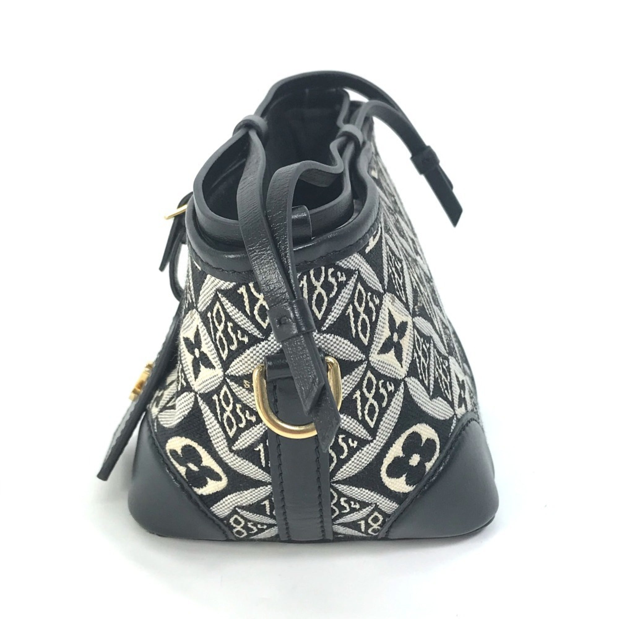 Louis Vuitton Black Noir Jacquard Pochette Shoulder Bag (Pre-Owned)