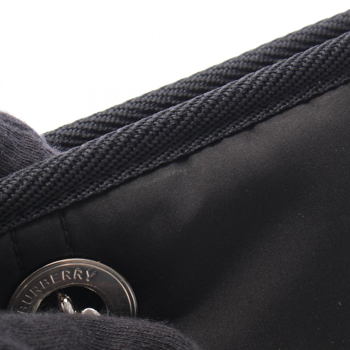 Burberry Black Nylon Handbag Shoulder Bag (Pre-Owned)