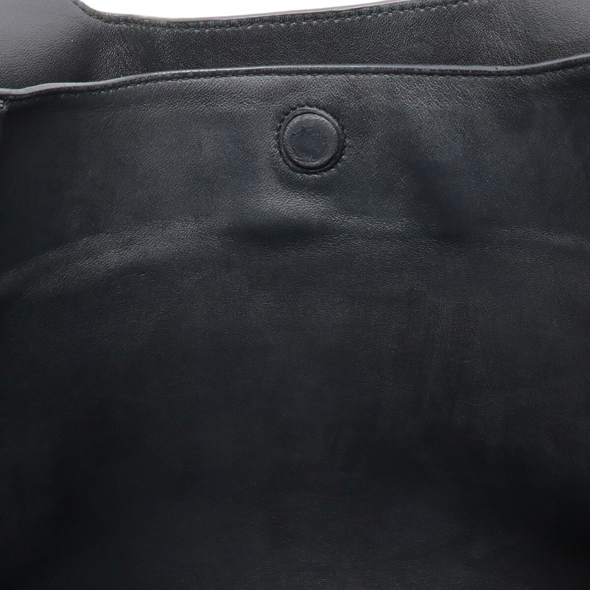 Prada Black Nero Leather Shoulder Bag Tote Bag (Pre-Owned)