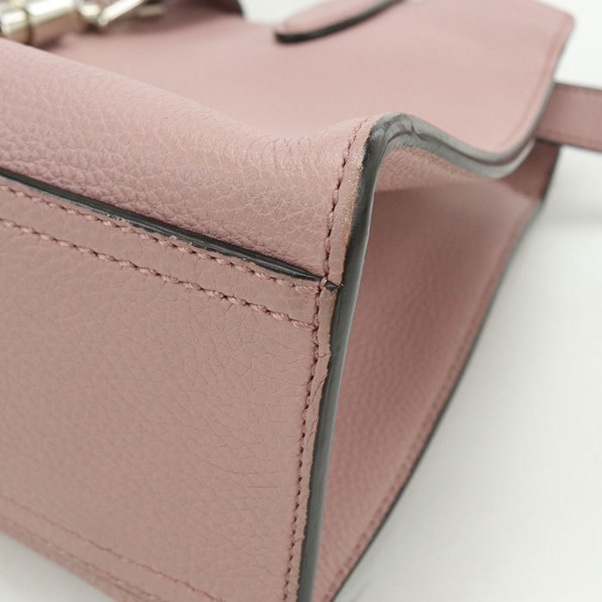 Gucci Pink Leather Handbag (Pre-Owned)
