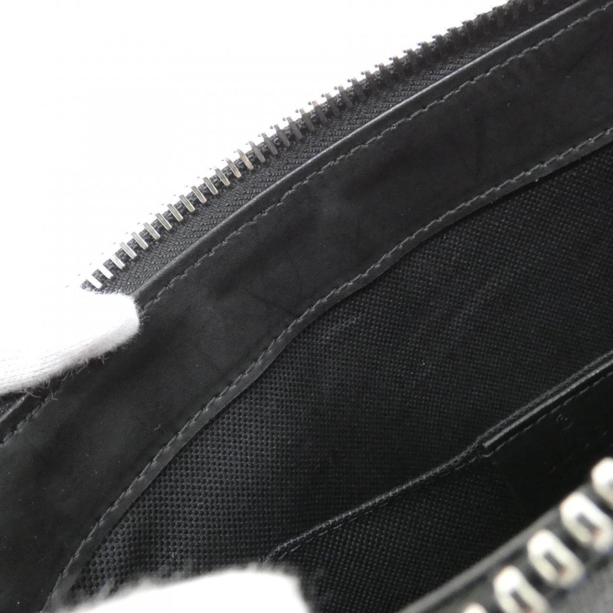Gucci Black Gray Gg Supreme Shoulder Bag (Pre-Owned)