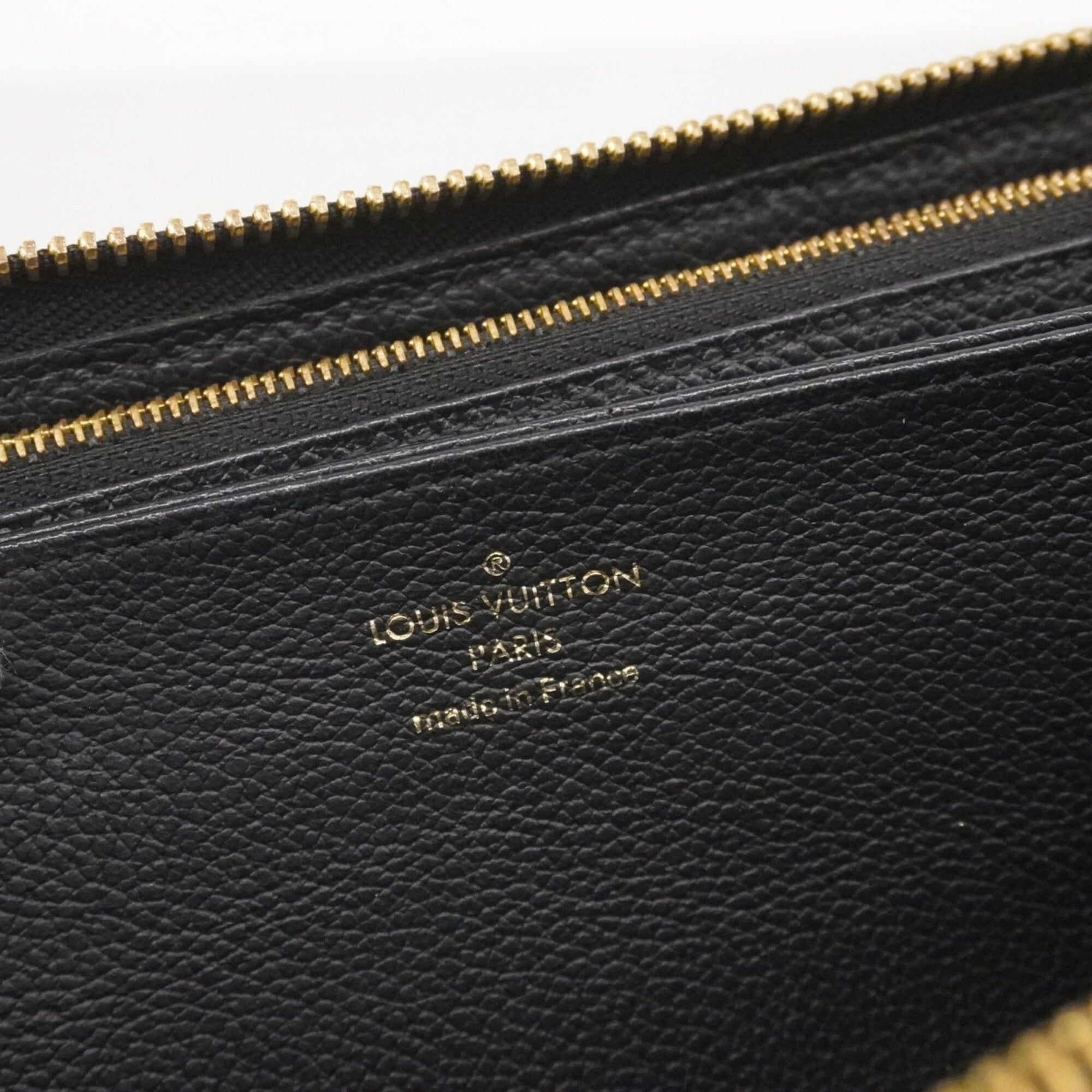 Louis Vuitton Noir Long Wallet (Bi-Fold) (Pre-Owned)