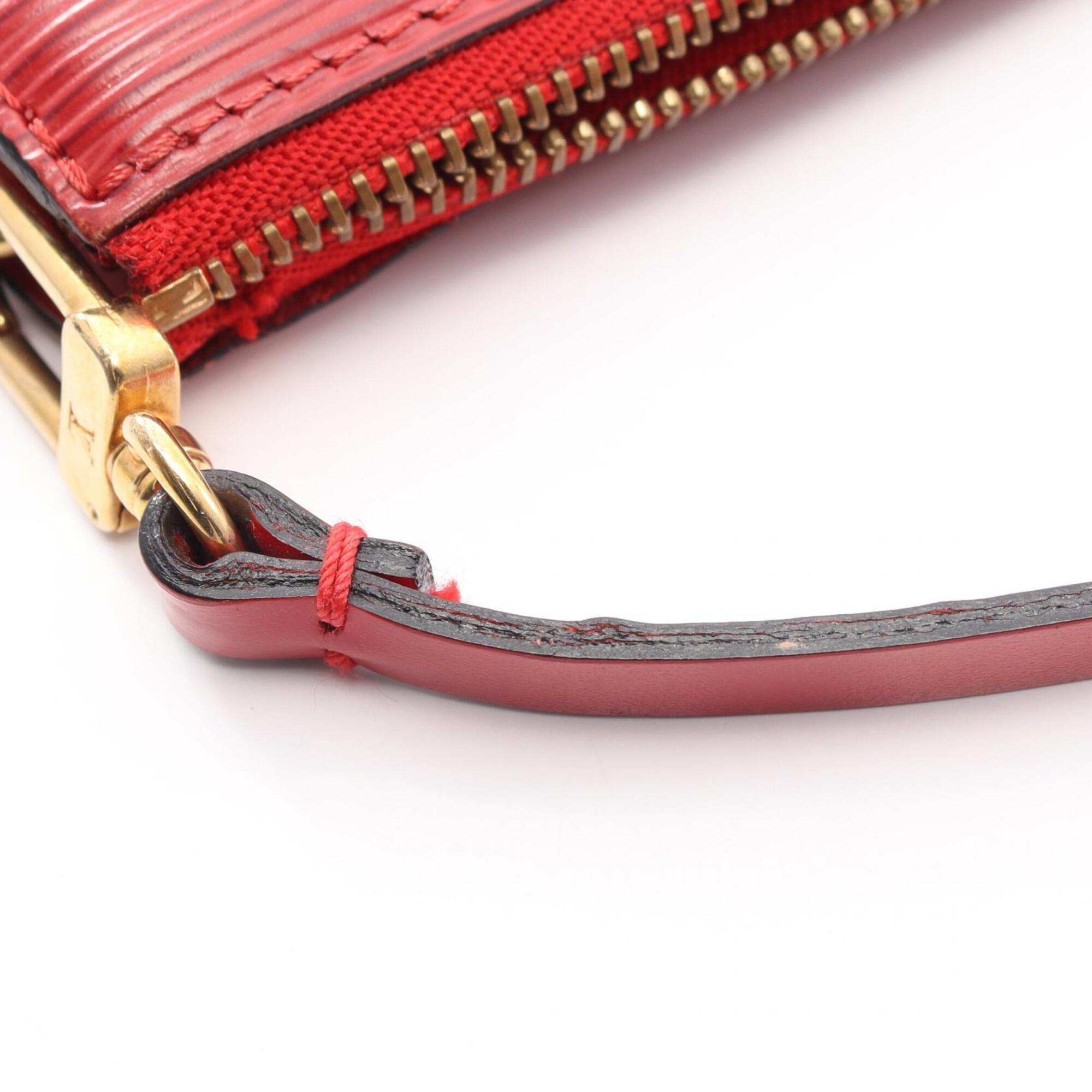 Louis Vuitton Epi Castilian Red Red Color Leather Handbag (Pre-Owned)