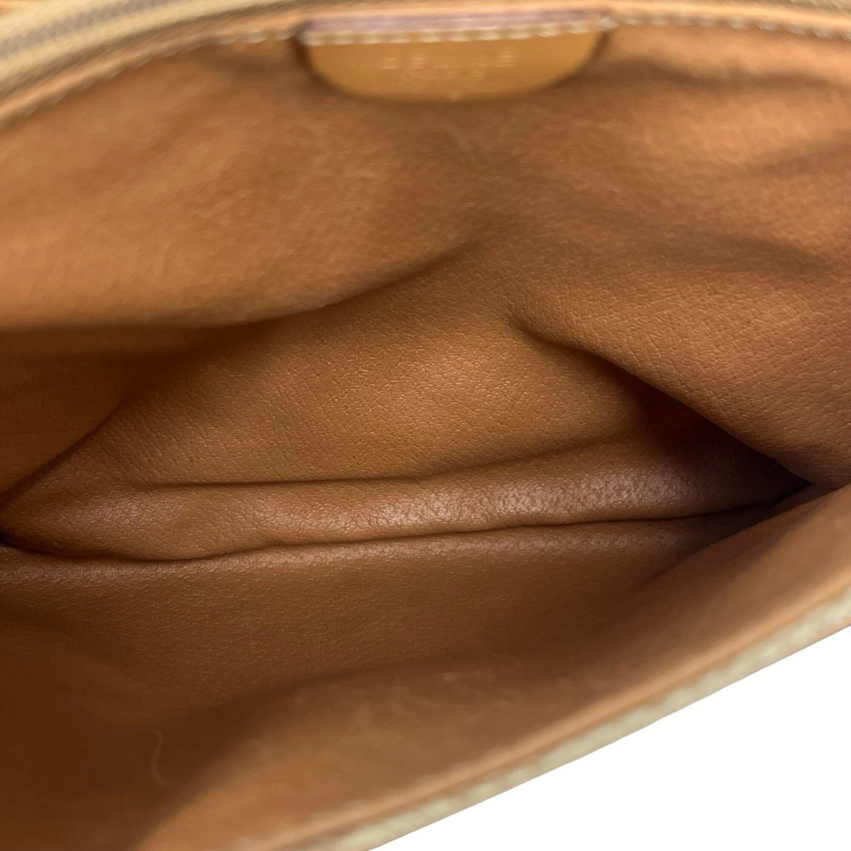 Celine Beige Brown Leather Pvc Pochette Shoulder Bag (Pre-Owned)