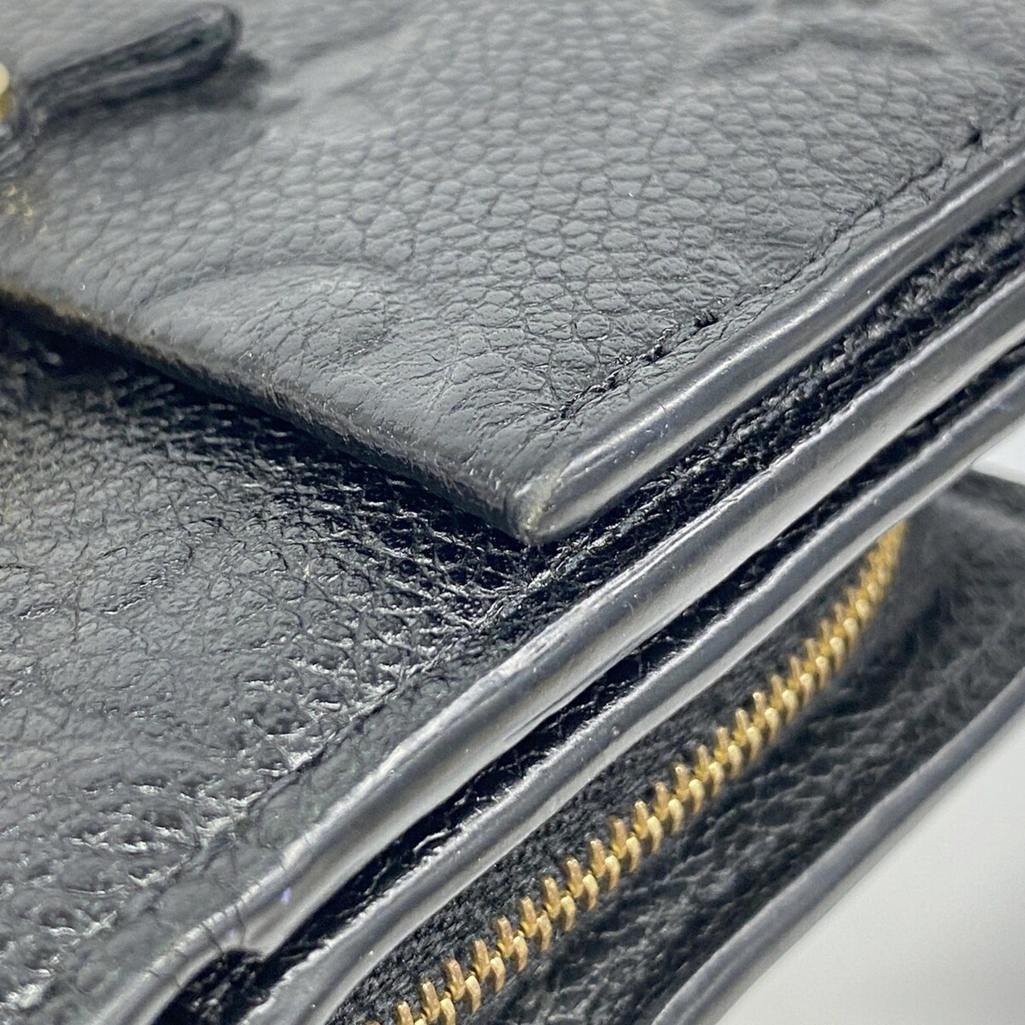 Louis Vuitton Noir Wallet (Tri-Fold) (Pre-Owned)