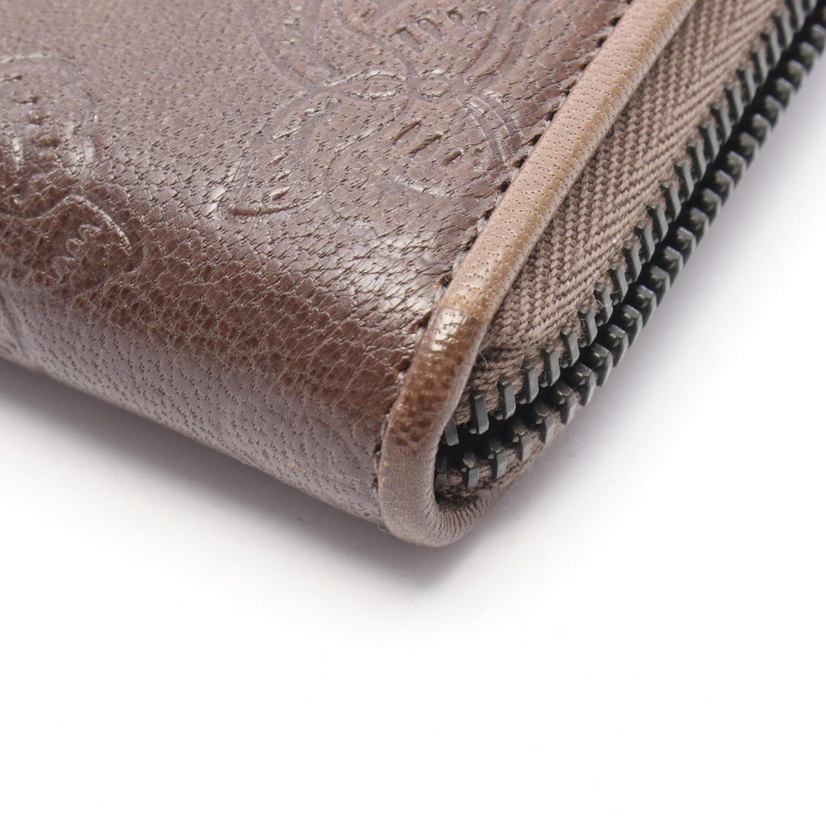 Bottega Veneta Brown Leather Long Wallet (Bi-Fold) (Pre-Owned)