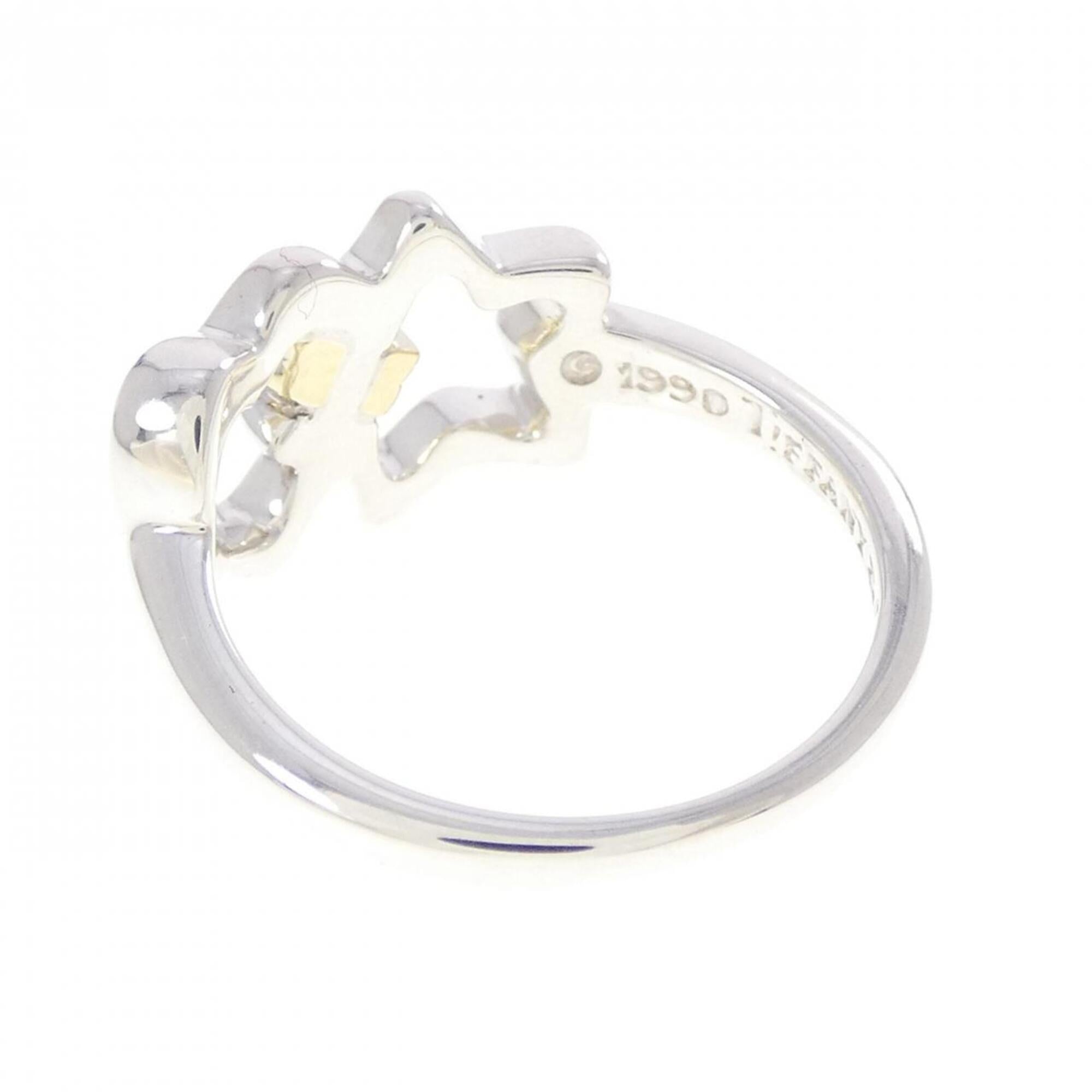 Tiffany Yellow Gold (18K) Silver 925 Band Ring (Pre-Owned)