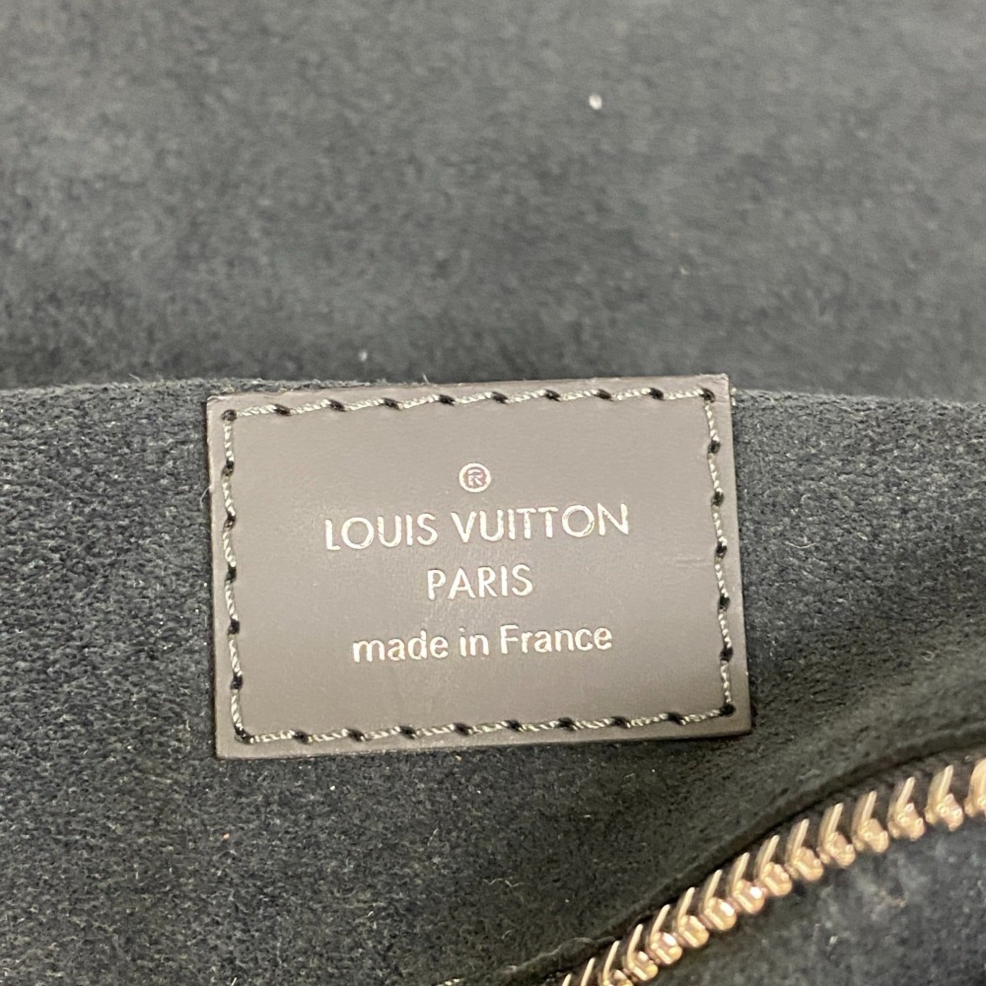 Louis Vuitton Damier Cobalt Gray Leather Backpack (Pre-Owned)