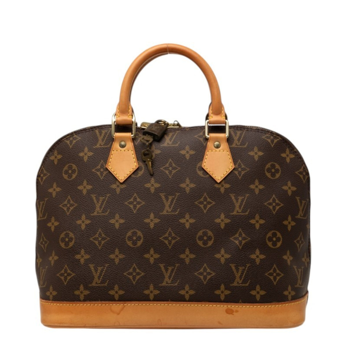 Louis Vuitton Brown Pvc Leather Handbag (Pre-Owned)