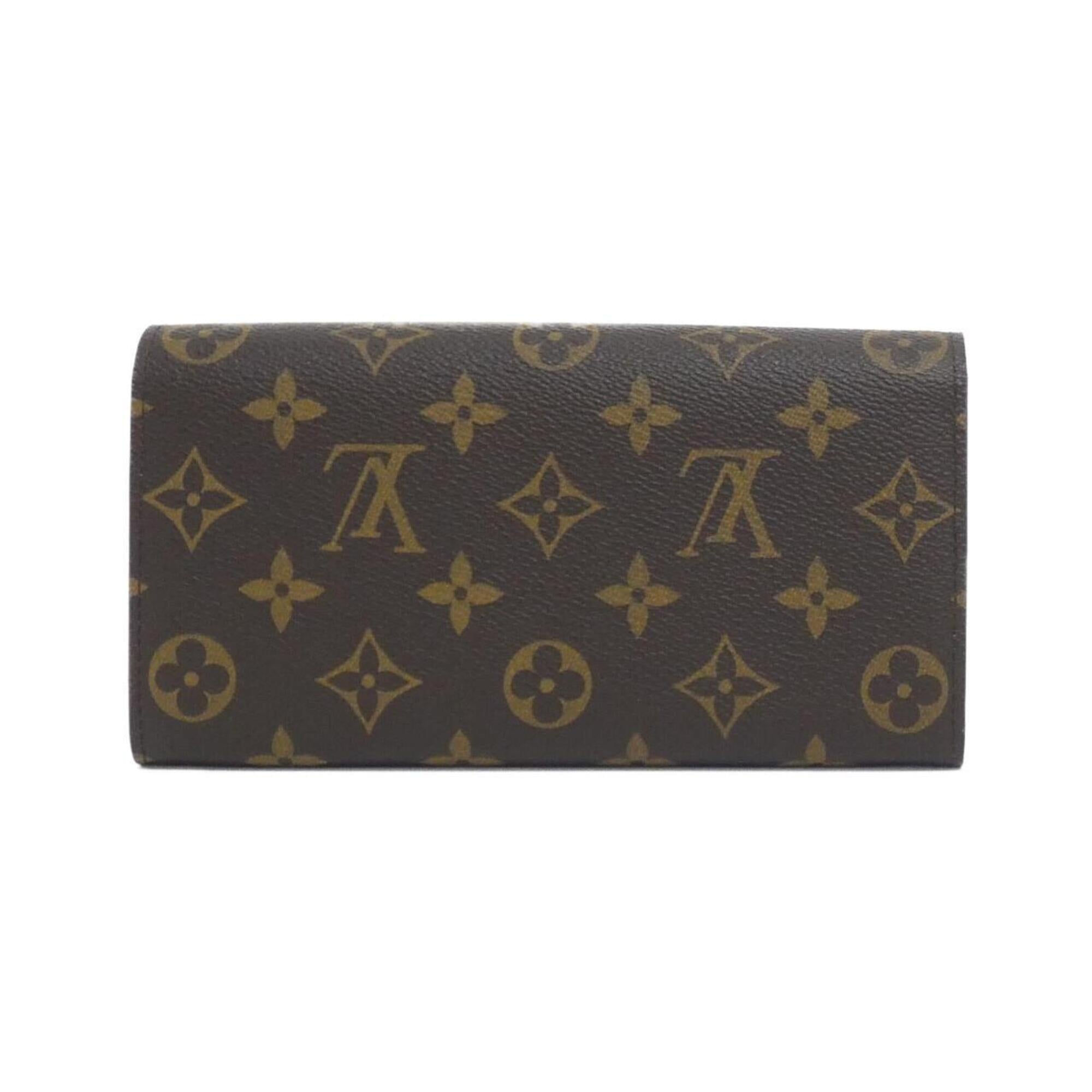 Louis Vuitton Marron Monogram Rose Monogram Long Wallet (Bi-Fold) (Pre-Owned)
