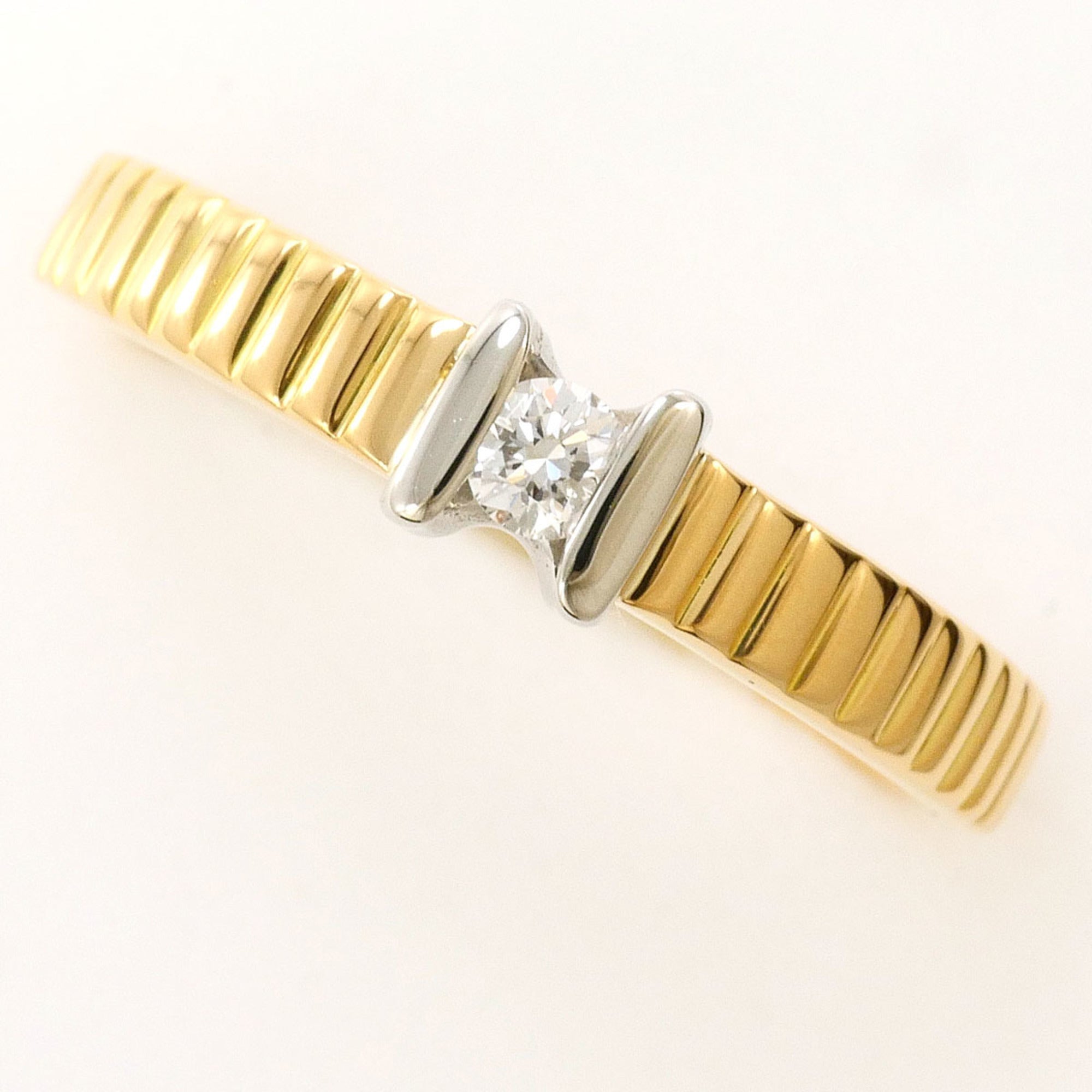 Unbranded Platinum Yellow Gold Yellow Gold (18K) Platinum 900 Band Ring (Pre-Owned)