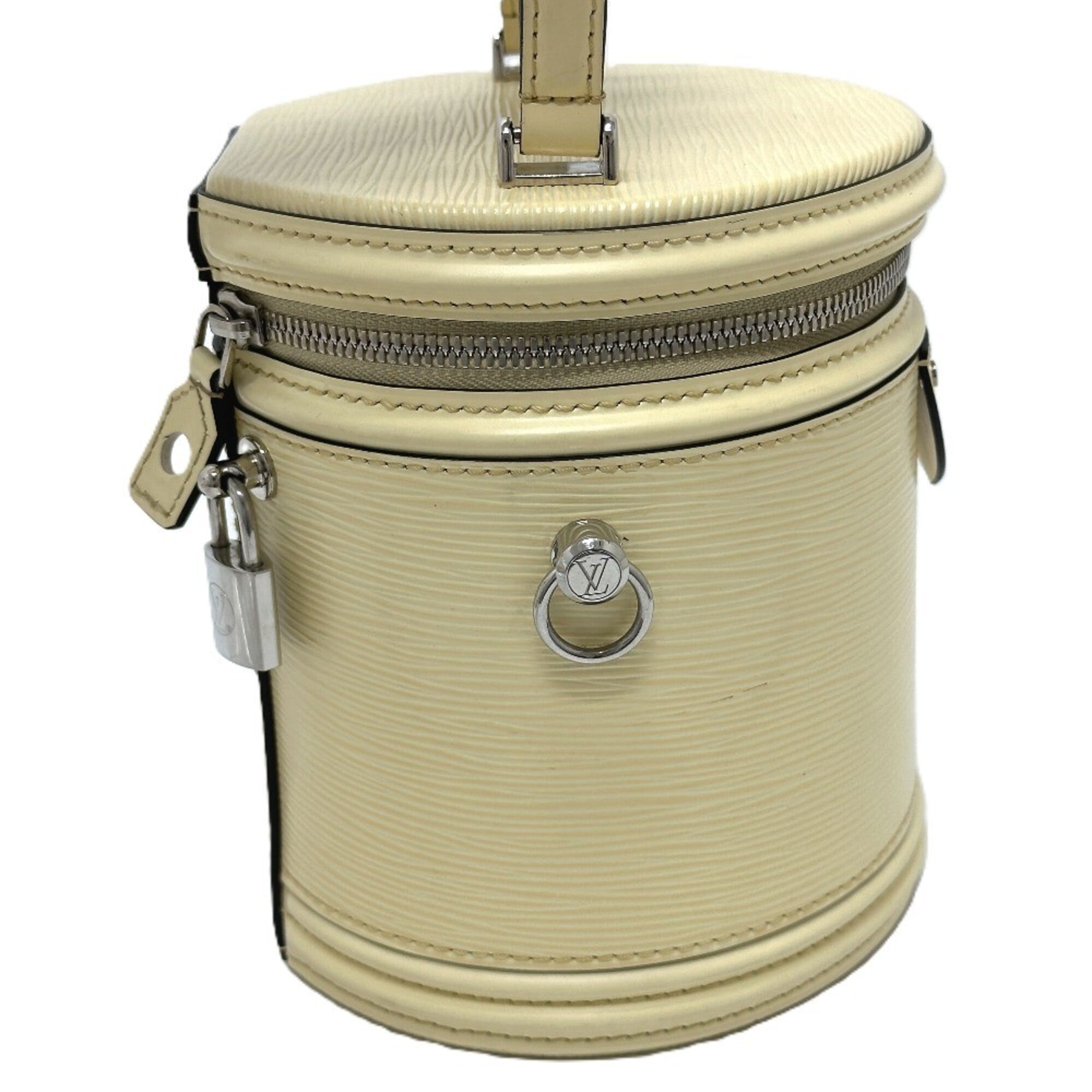 Louis Vuitton Beige Epi Leather Handbag Vanity Bag (Pre-Owned)