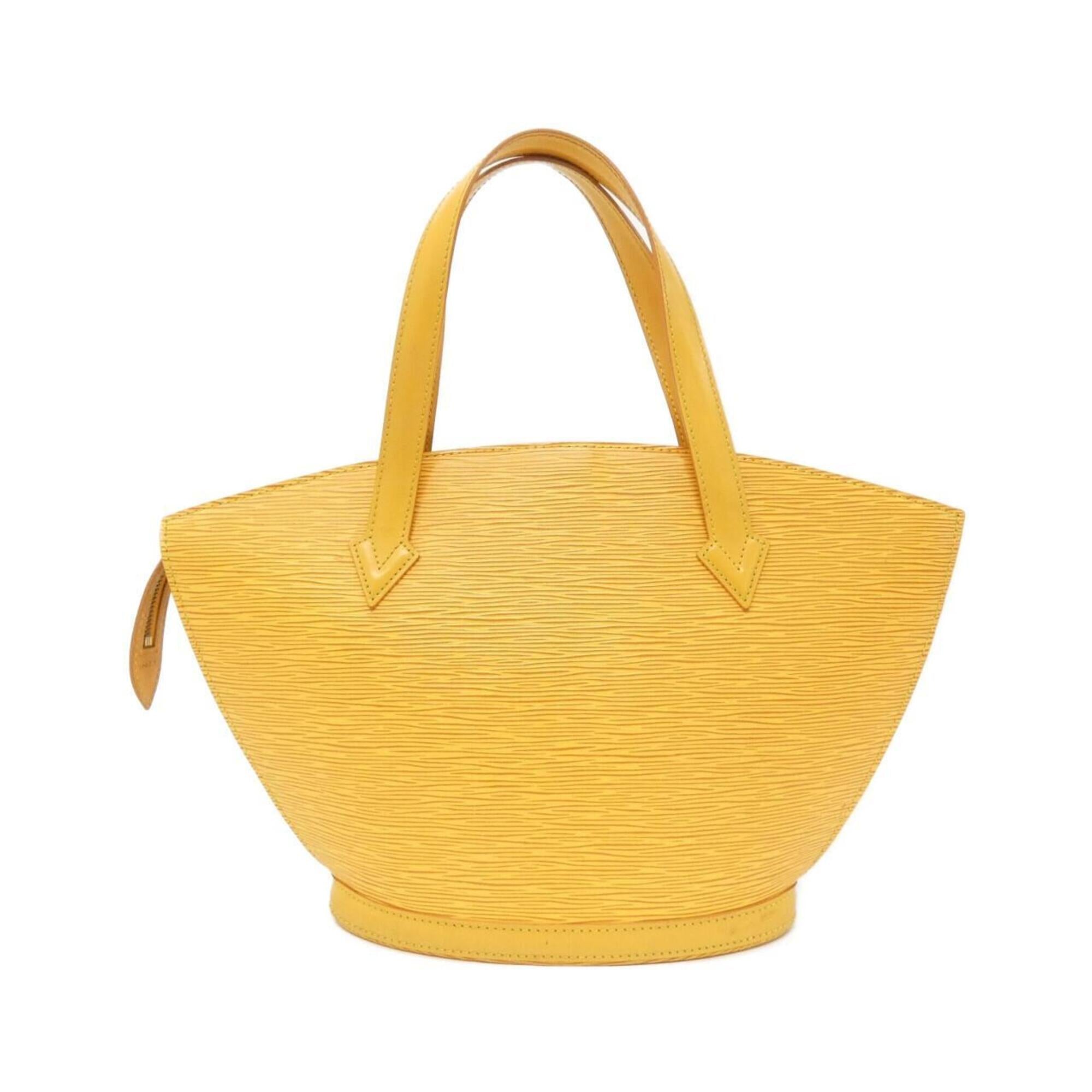 Louis Vuitton Yellow Leather Handbag (Pre-Owned)