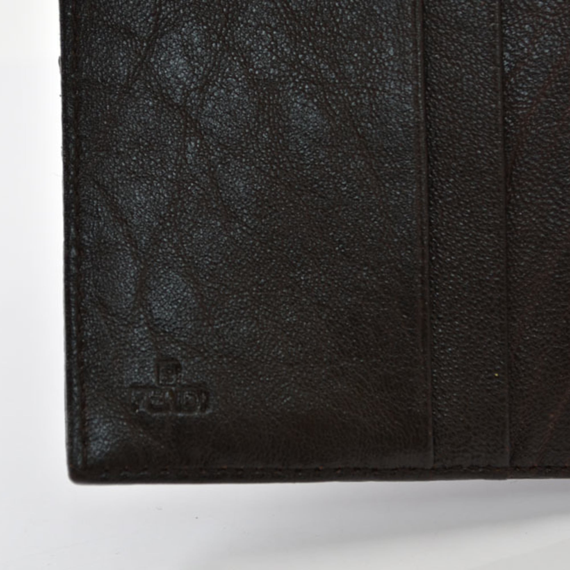 Fendi Brown Leather Wallet (Bi-Fold) (Pre-Owned)