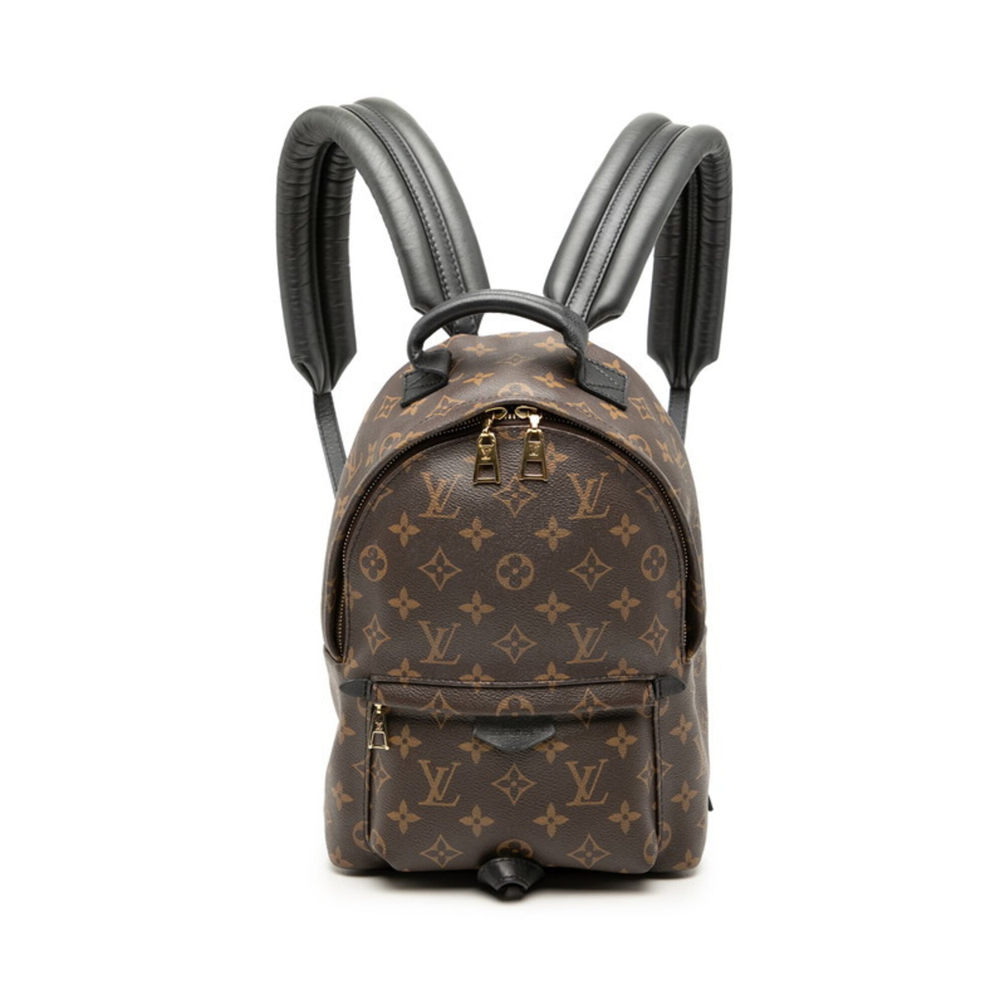 Louis Vuitton Monogram Black Brown Pvc Leather Backpack (Pre-Owned)