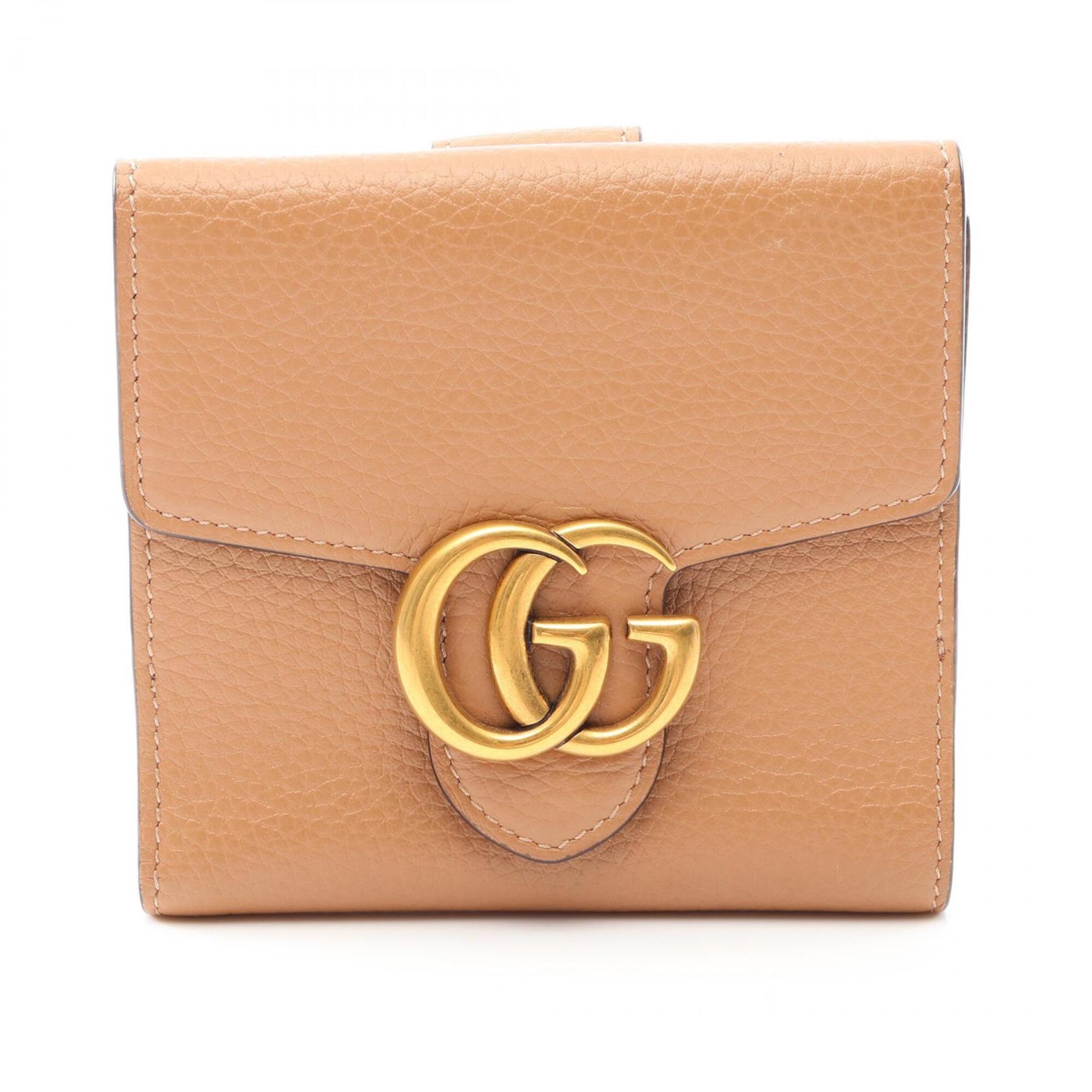 Gucci Brown Leather Wallet (Bi-Fold) (Pre-Owned)