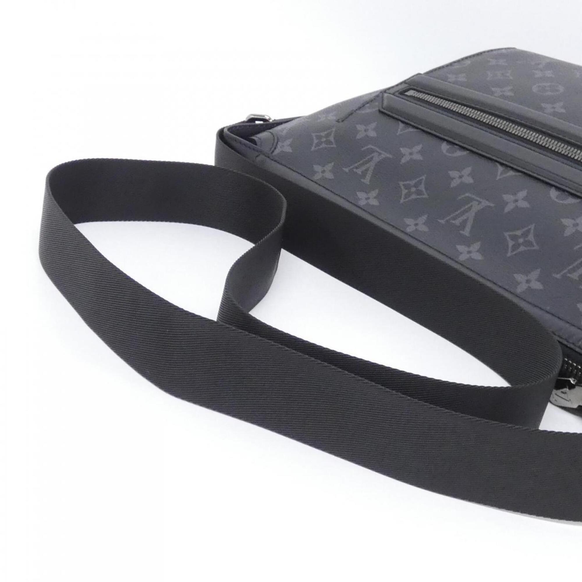 Louis Vuitton Black Coated Canvas Shoulder Bag (Pre-Owned)