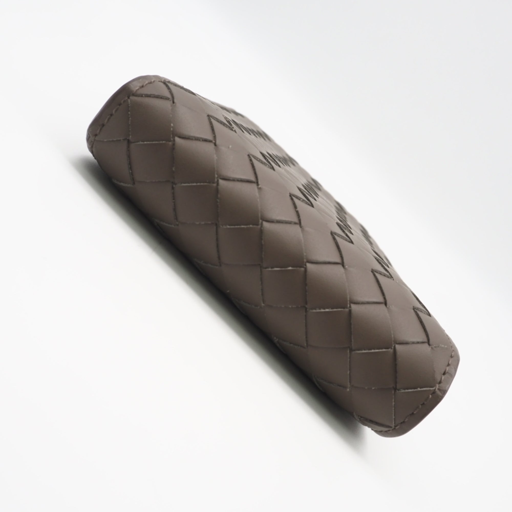 Bottega Veneta Intrecciato Brown Leather Wallet (Bi-Fold) (Pre-Owned)