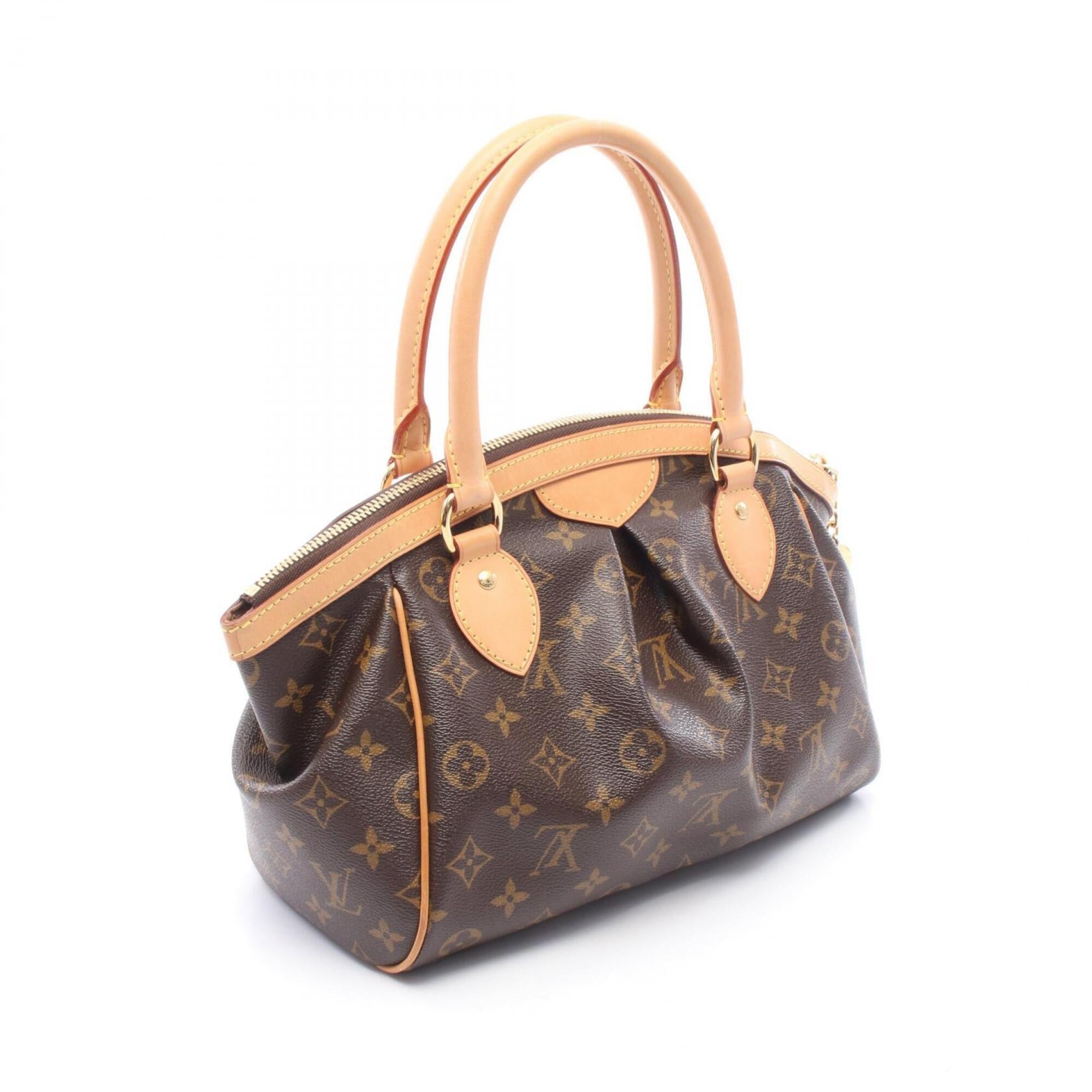 Louis Vuitton Brown Coated Canvas Pvc Monogram Leather Handbag (Pre-Owned)