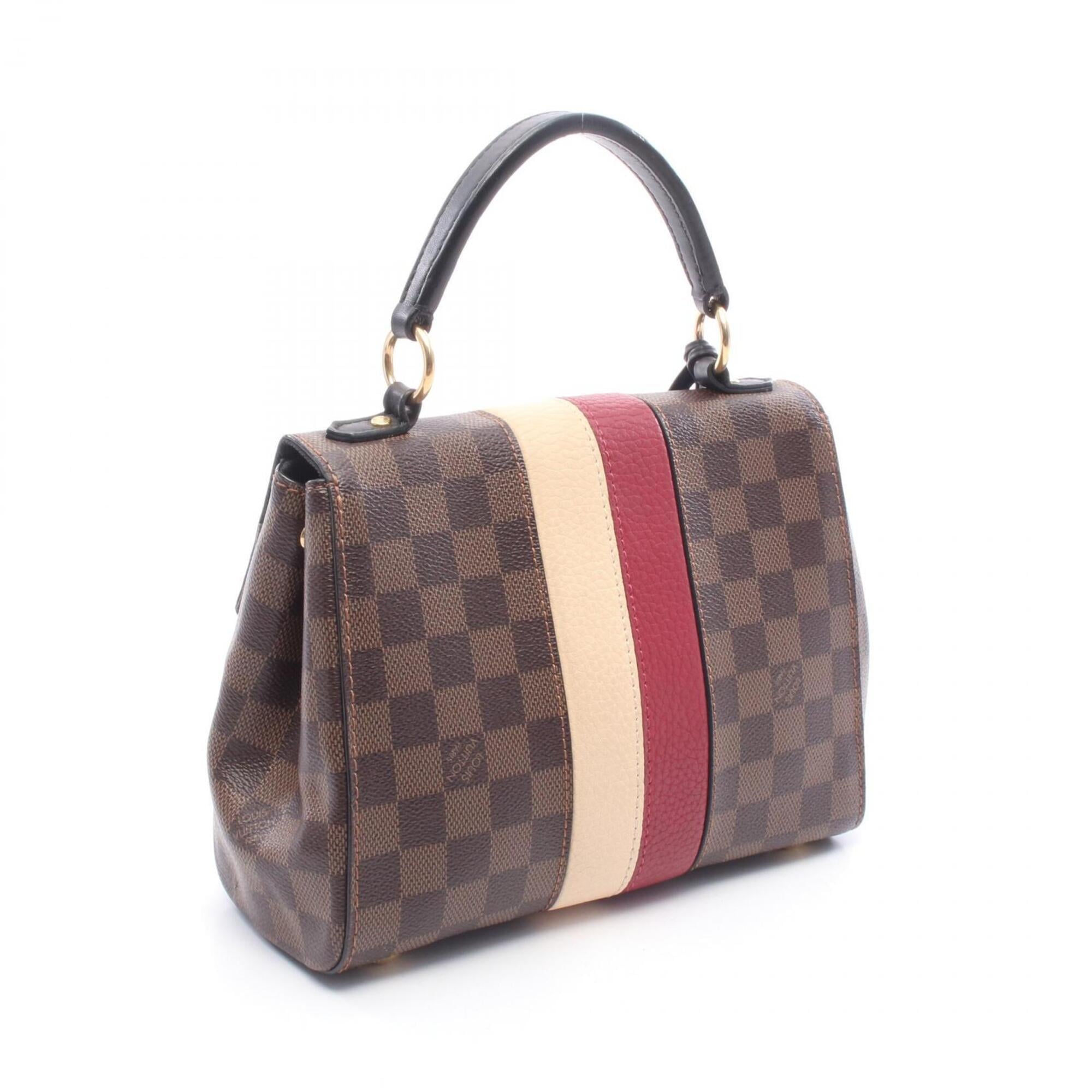 Louis Vuitton Black Brown Multi-Color Coated Canvas Leather Handbag (Pre-Owned)