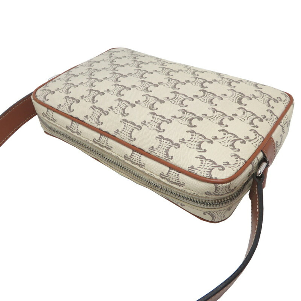 Celine White Pvc Leather Shoulder Bag (Pre-Owned)