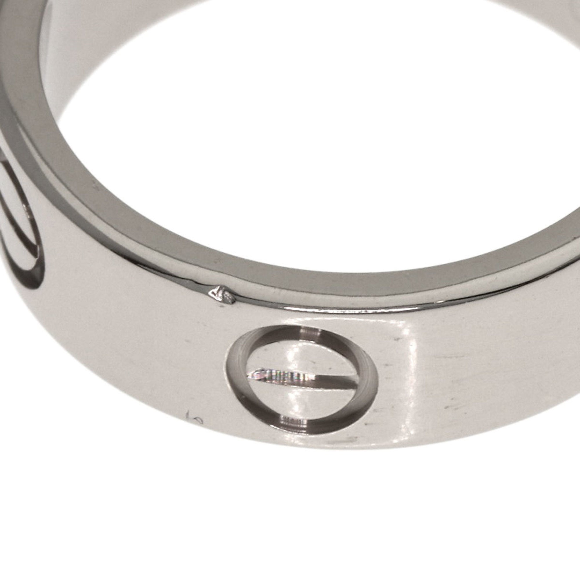 Cartier Love White Gold (18K) Band Ring (Pre-Owned)