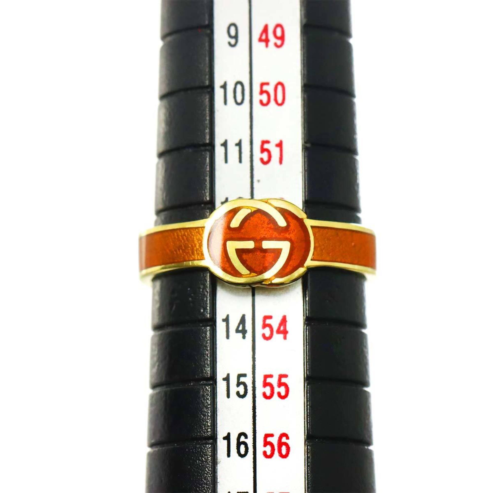 Gucci Yellow Gold (18K) Enamel Band Ring (Pre-Owned)