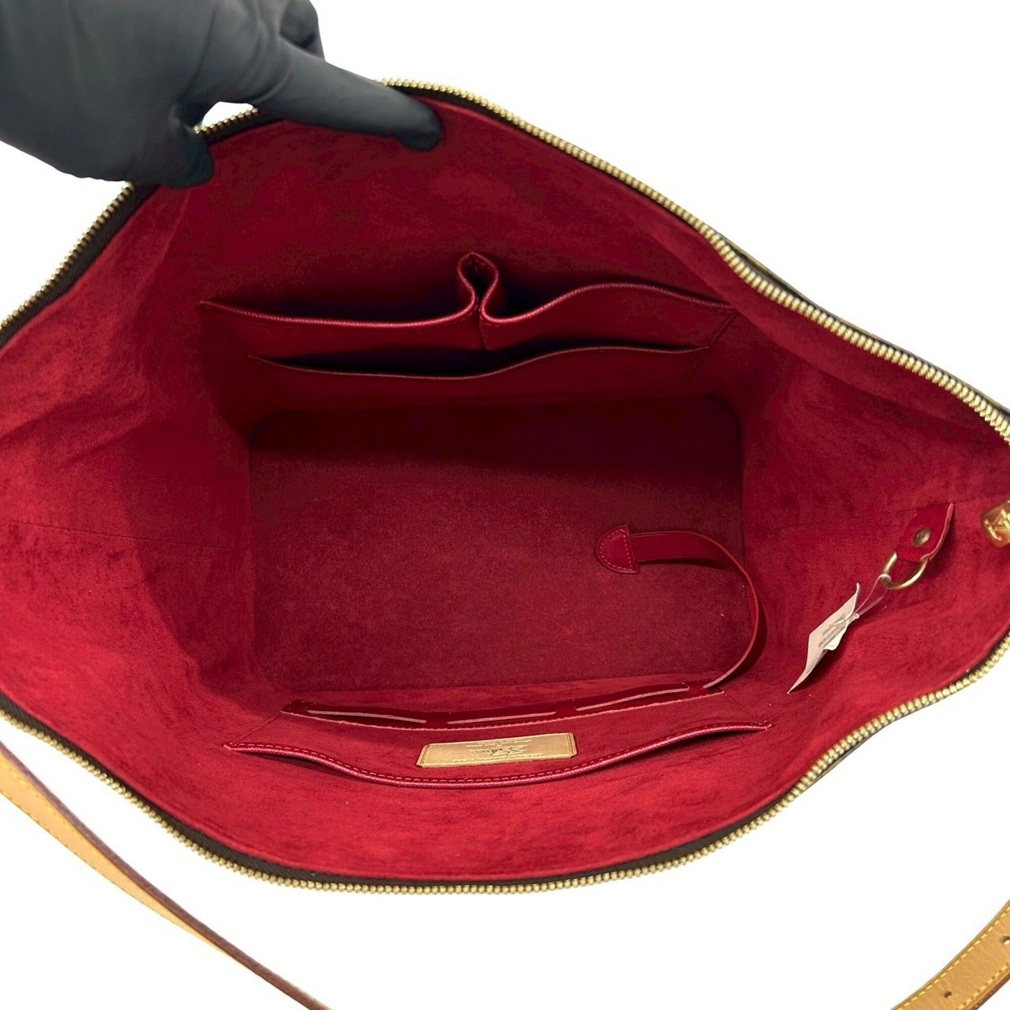 Louis Vuitton Brown Leather Pvc Pouch Shoulder Bag (Pre-Owned)