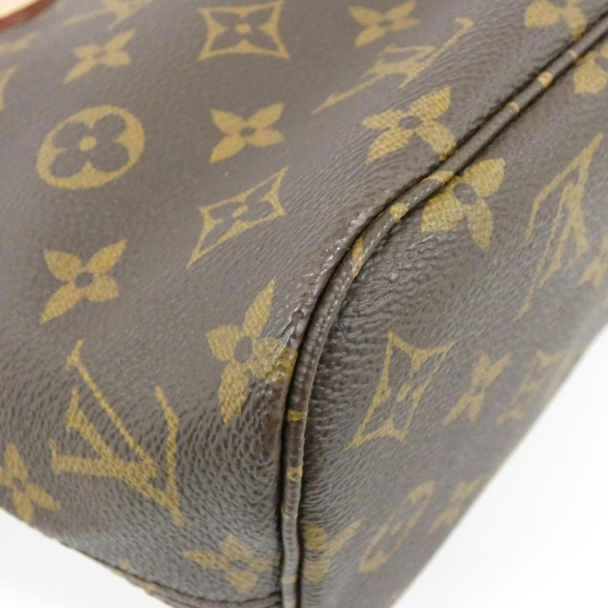 Louis Vuitton Marron Pivoine Coated Canvas Handbag Pouch (Pre-Owned)
