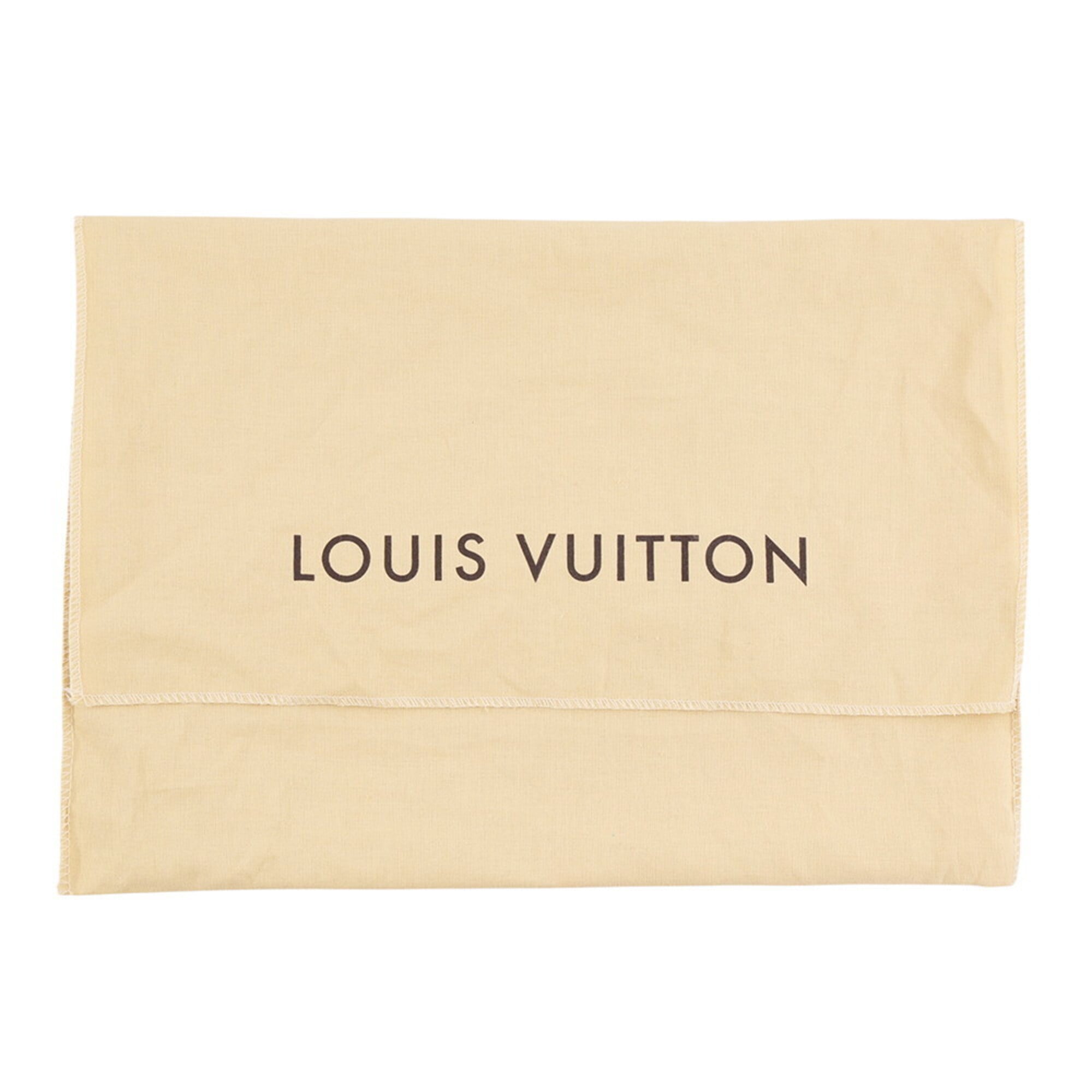 Louis Vuitton Damier Damier Canvas Ebene Orange Handbag Shoulder Bag (Pre-Owned)