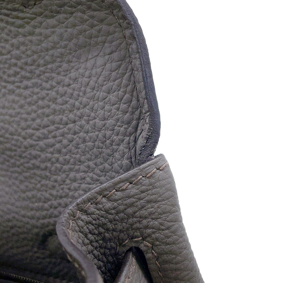 Hermes Etain Togo Leather Handbag (Pre-Owned)