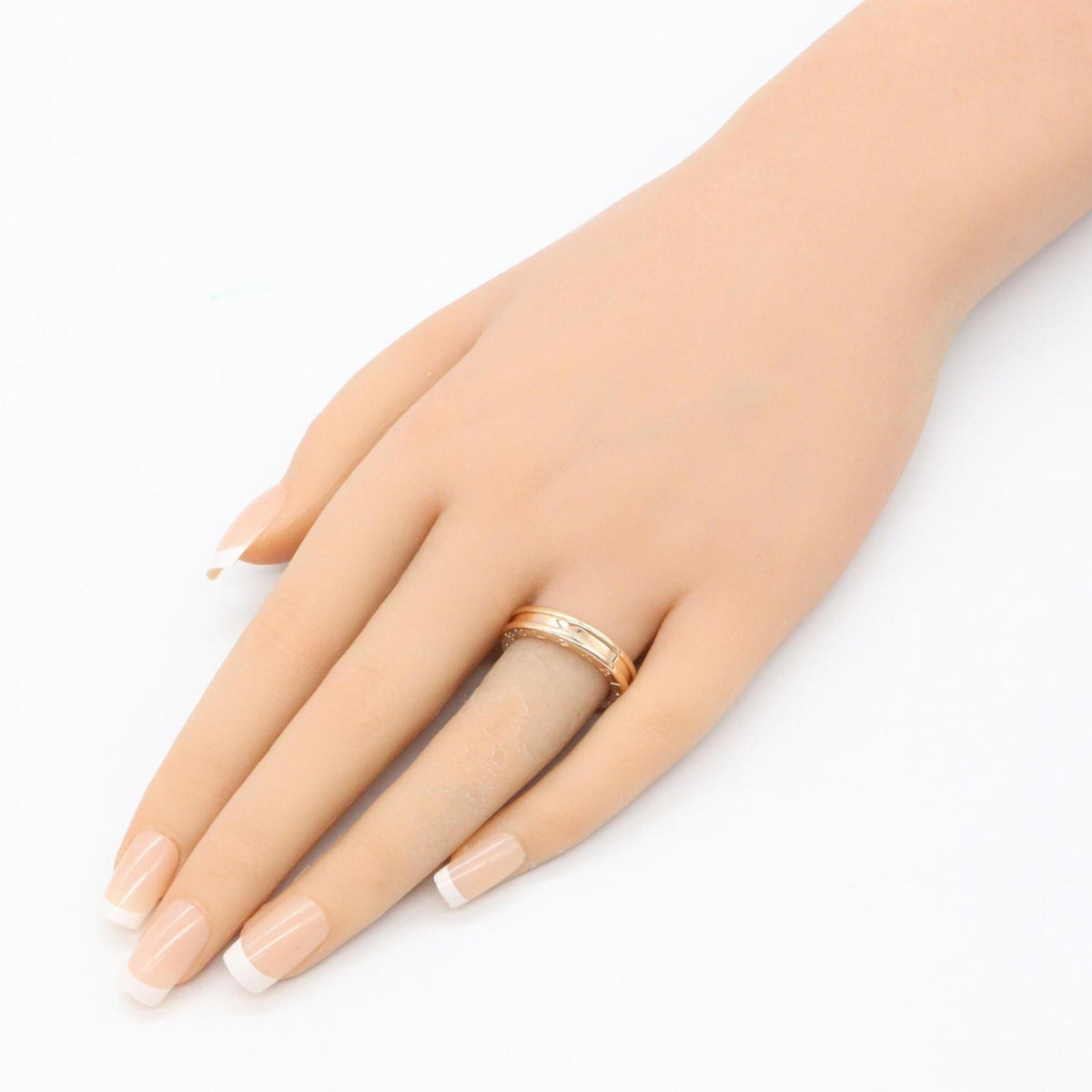 Bvlgari Gold Pink Gold (18K) Band Ring (Pre-Owned)