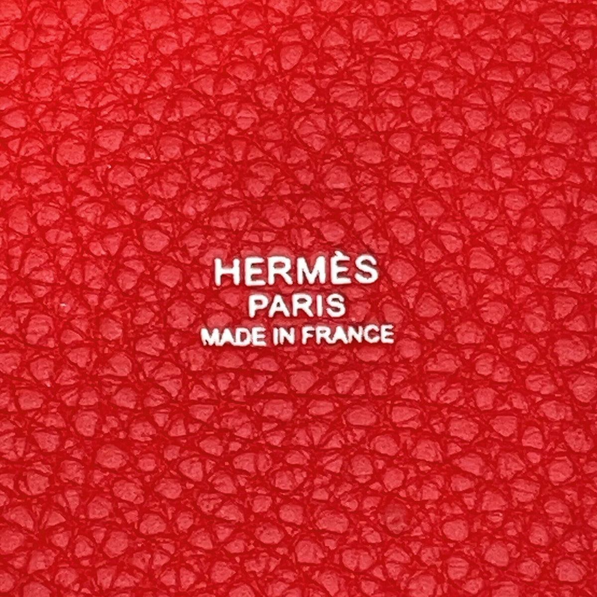 Hermes Picotin Silver Taurillon Clemence Leather Handbag Tote Bag (Pre-Owned)
