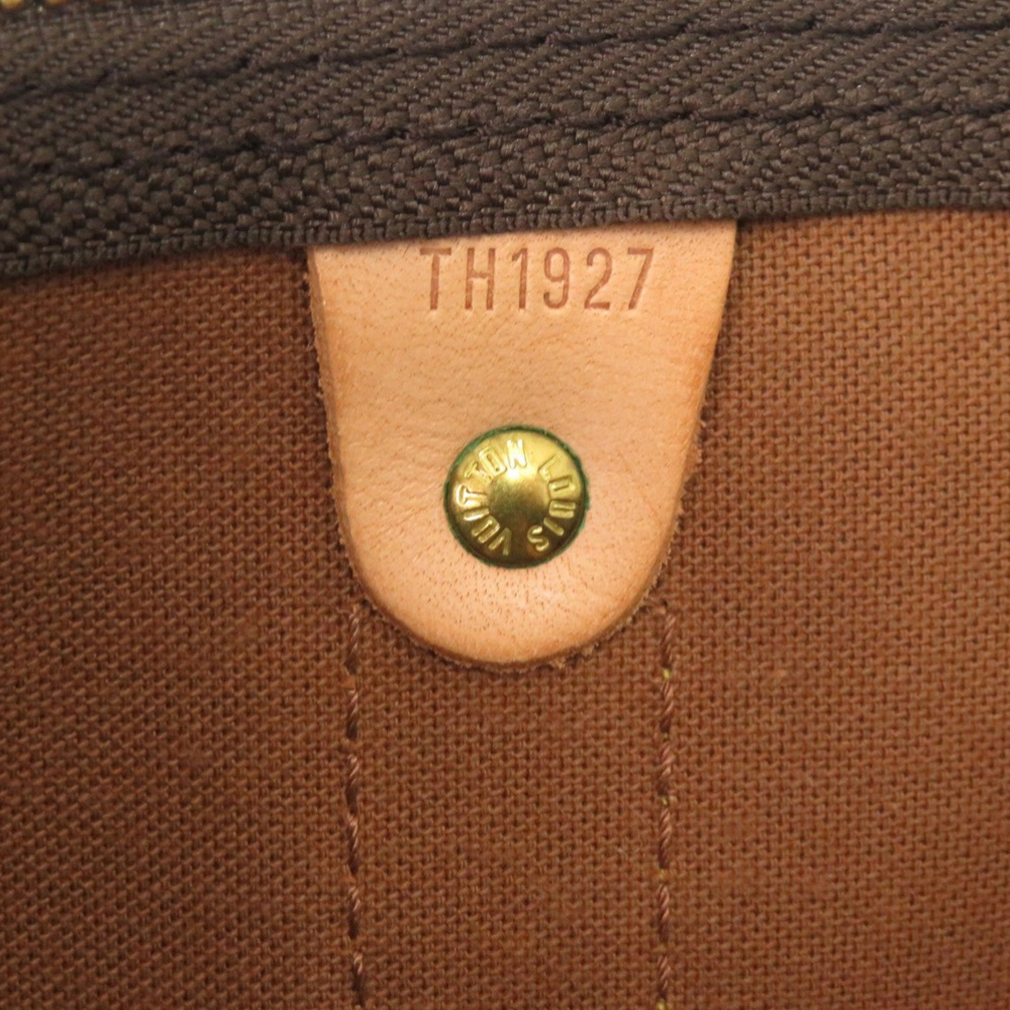 Louis Vuitton Brown Monogram Canvas Boston Bag (Pre-Owned)