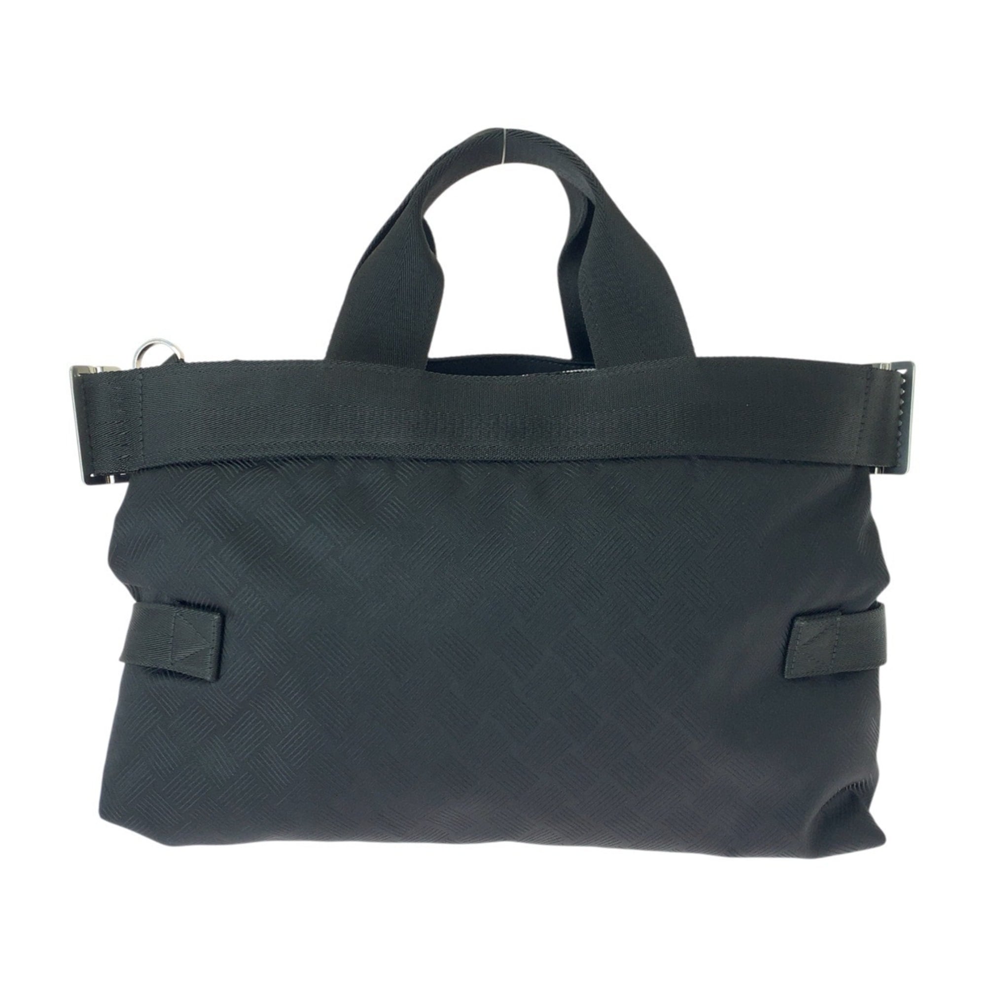 Bottega Veneta Black Nylon Tote Bag (Pre-Owned)