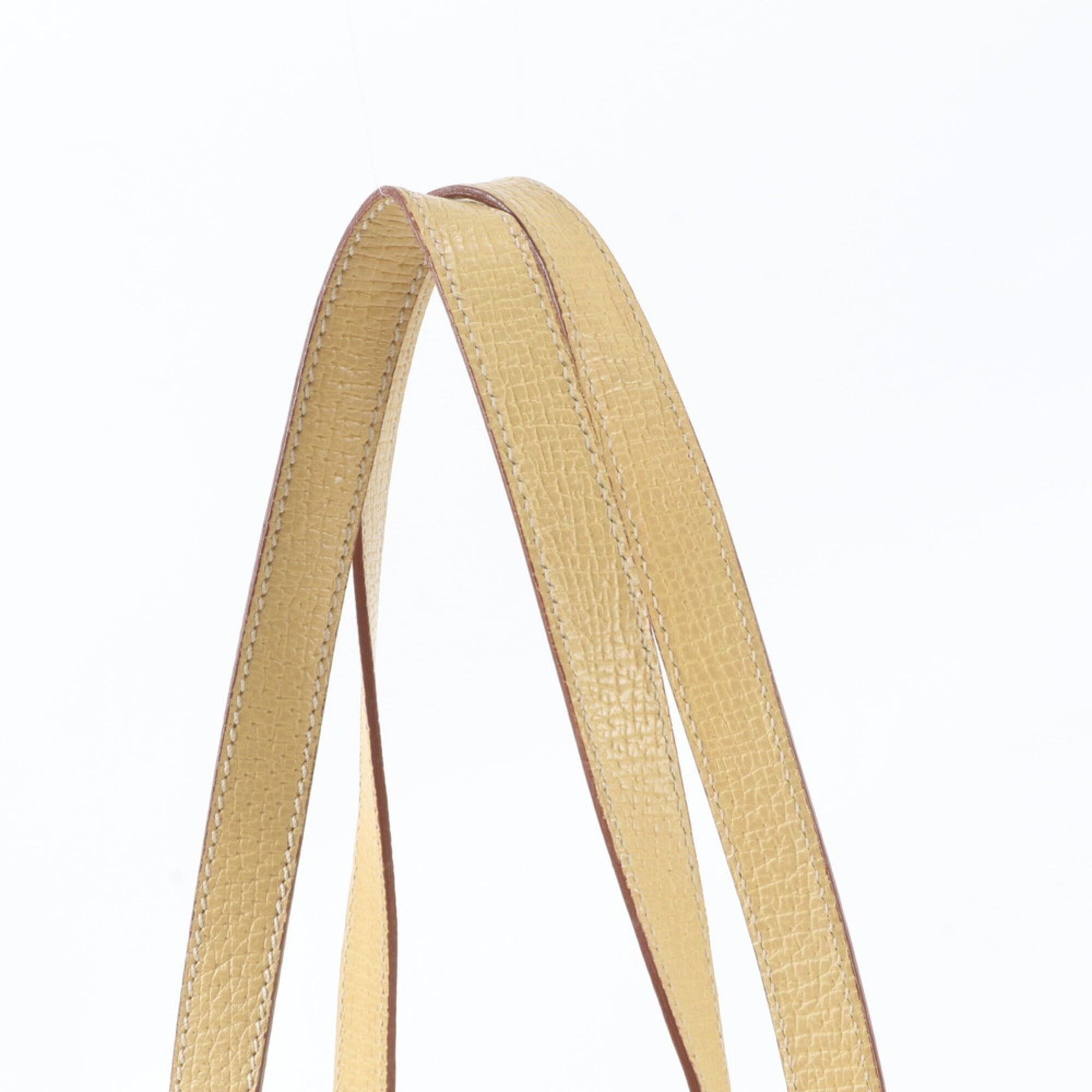 Loewe Yellow Leather Handbag Shoulder Bag Tote Bag (Pre-Owned)