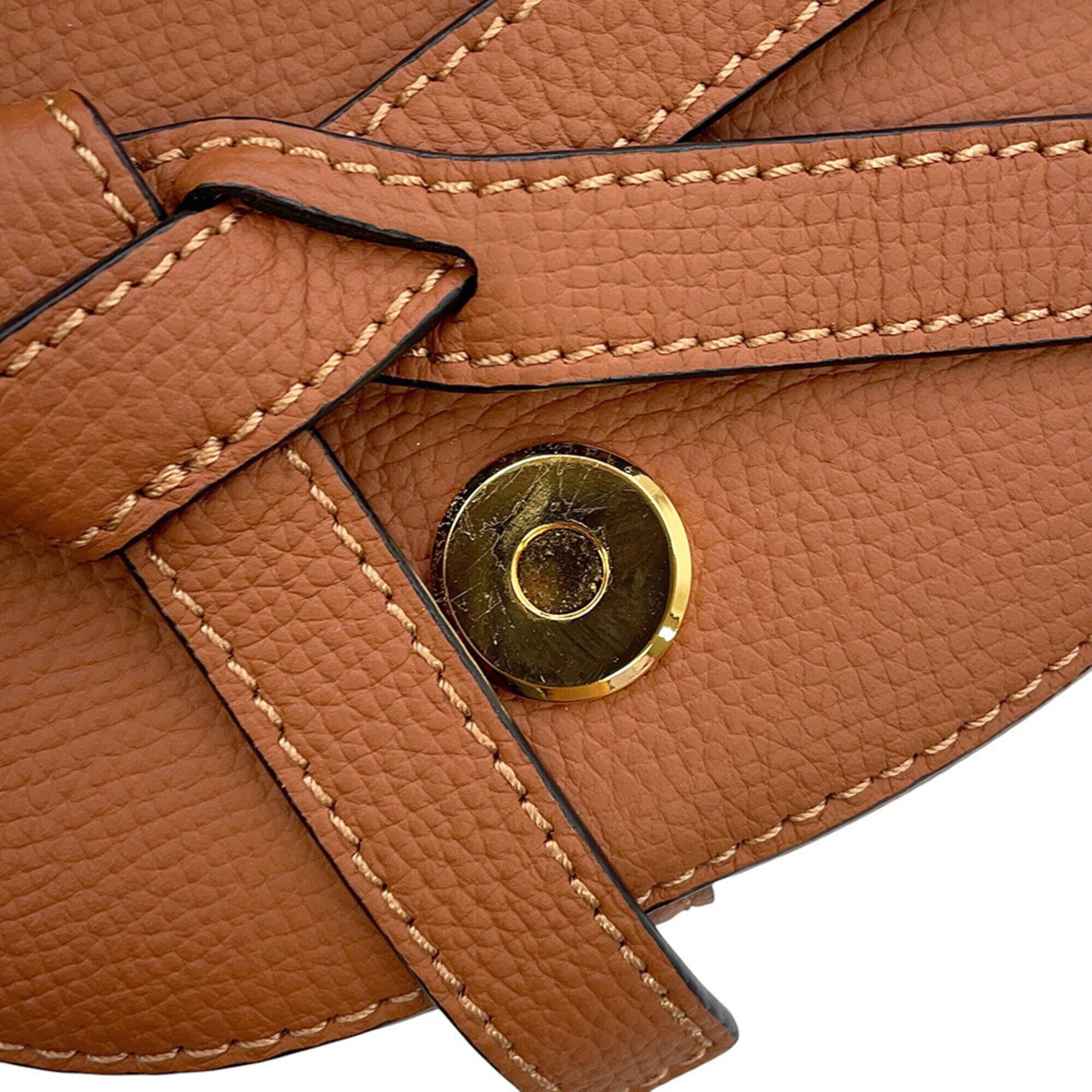 Loewe Brown Leather Shoulder Bag (Pre-Owned)