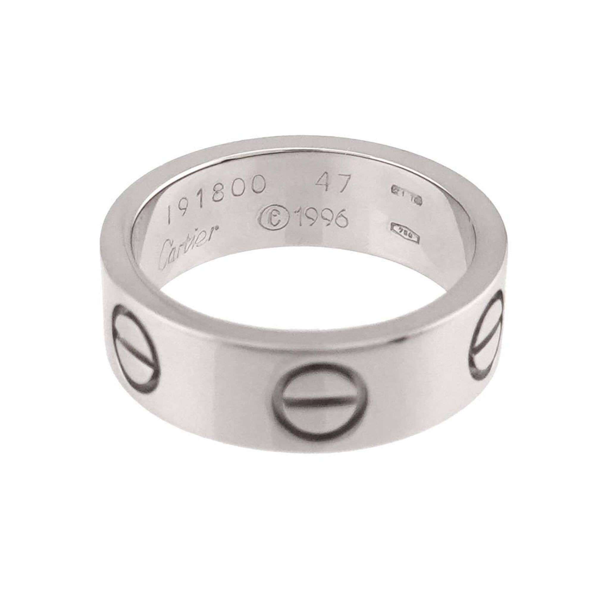 Cartier White Gold (18K) Band Ring (Pre-Owned)