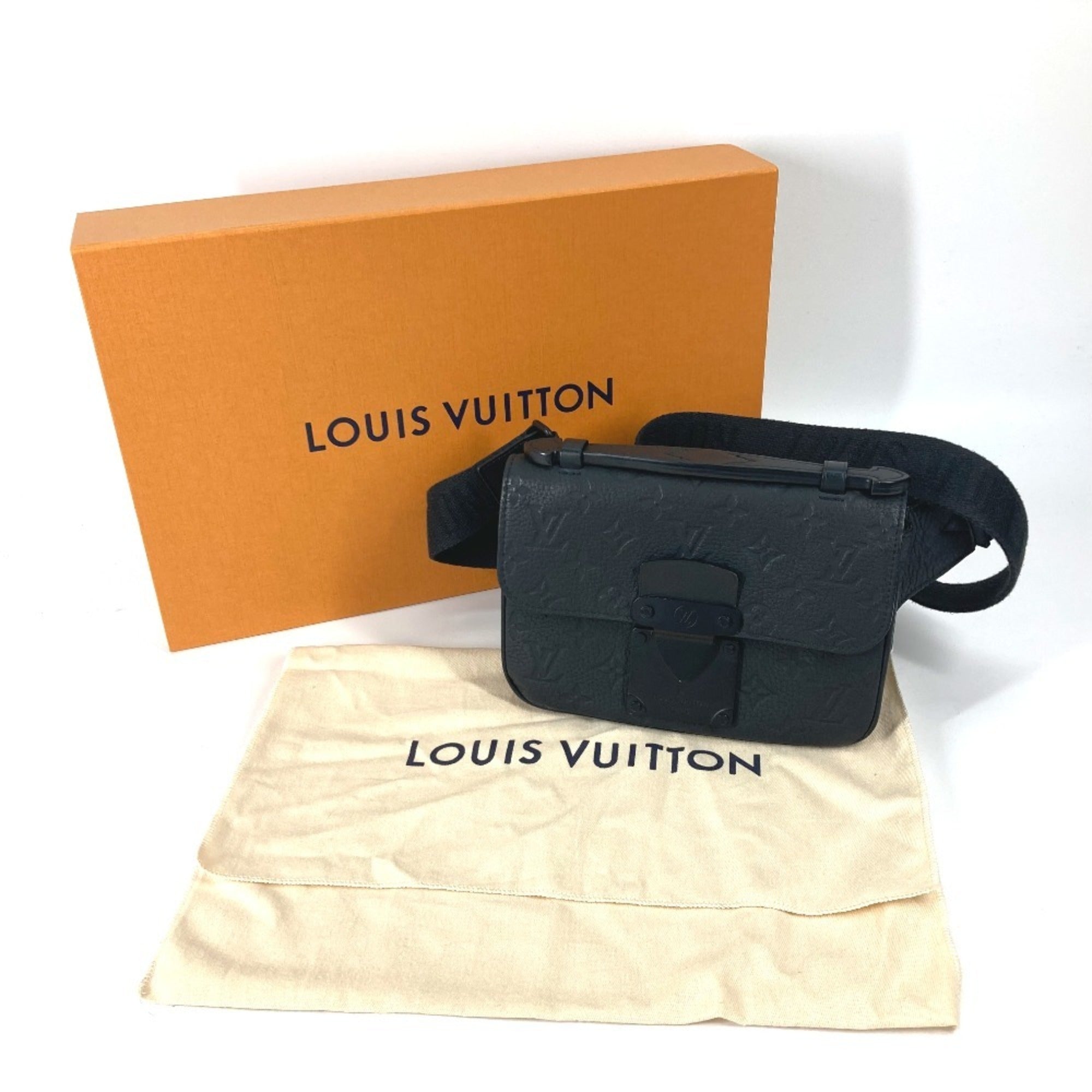 Louis Vuitton Black Galle Monogram Empreinte Shoulder Bag Sling Bag (Pre-Owned)