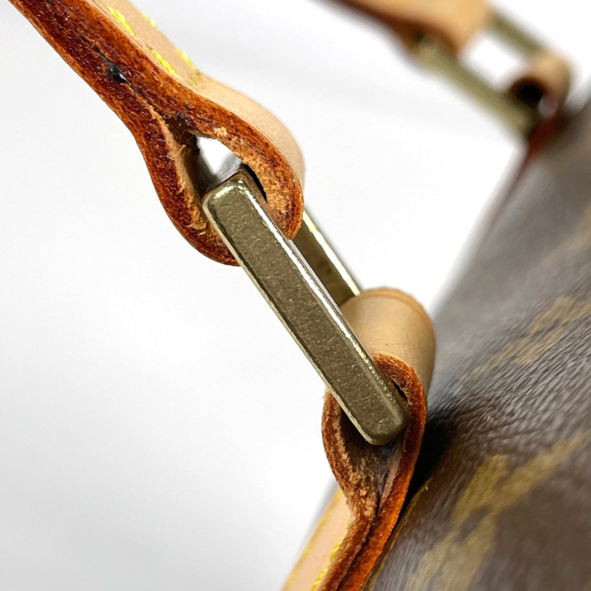 Louis Vuitton Brown Monogram Shoulder Bag Tote Bag (Pre-Owned)
