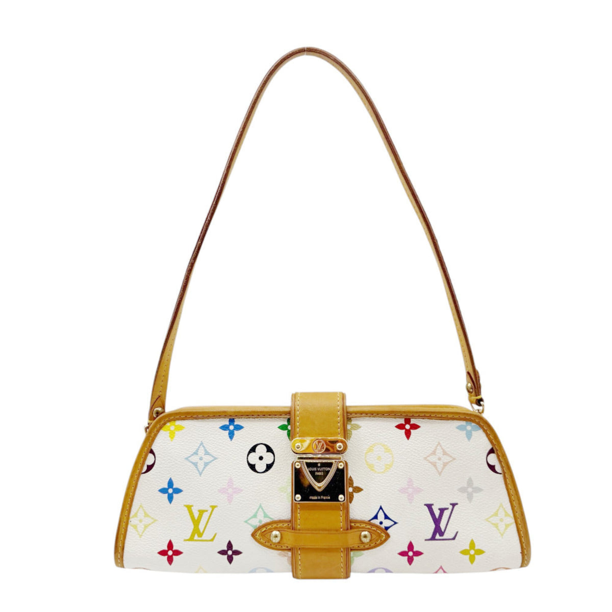 Louis Vuitton Blanc Monogram Multicolore Pouch (Pre-Owned)