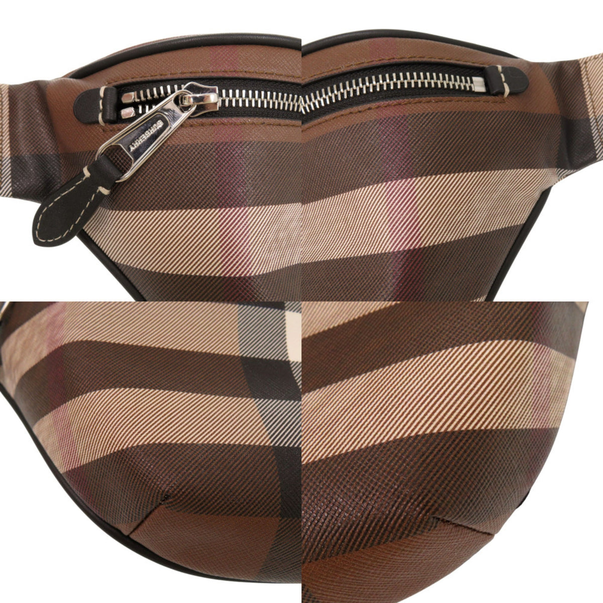 Burberry Pvc Cotton Sling Bag (Pre-Owned)