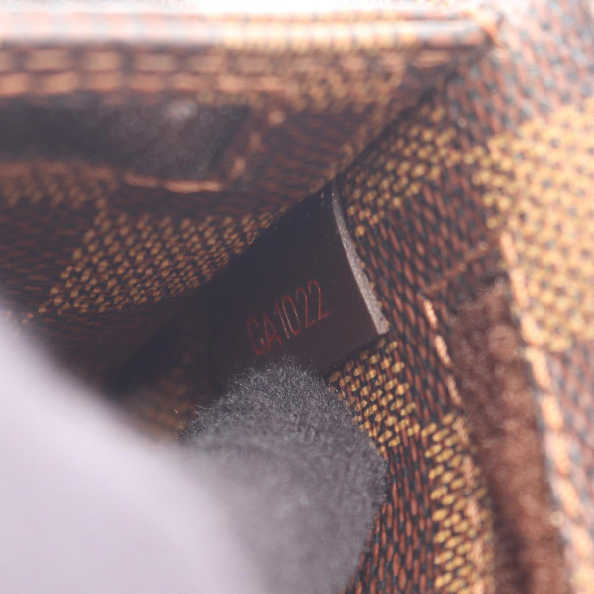 Louis Vuitton Brown Ebene Coated Canvas Fanny Pack Handbag (Pre-Owned)