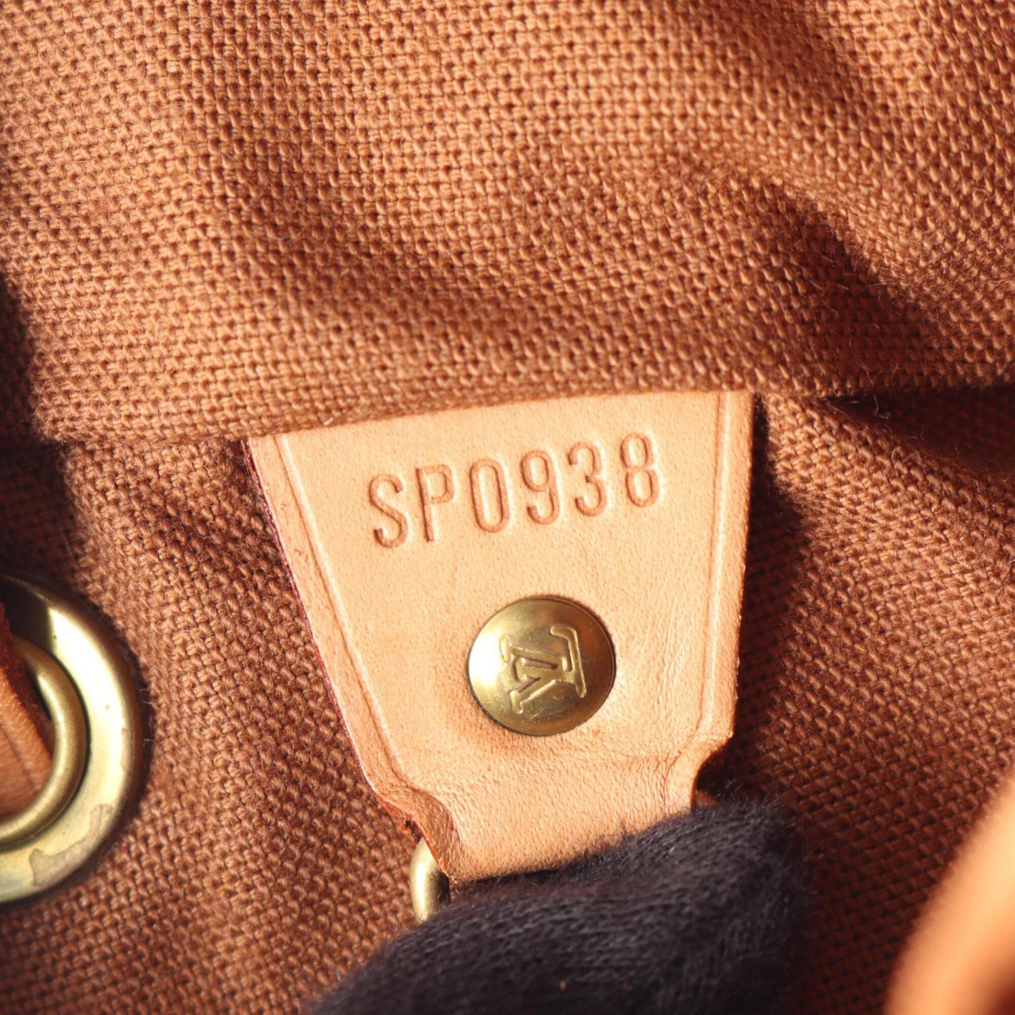 Louis Vuitton Brown Pvc Leather Backpack Handbag (Pre-Owned)