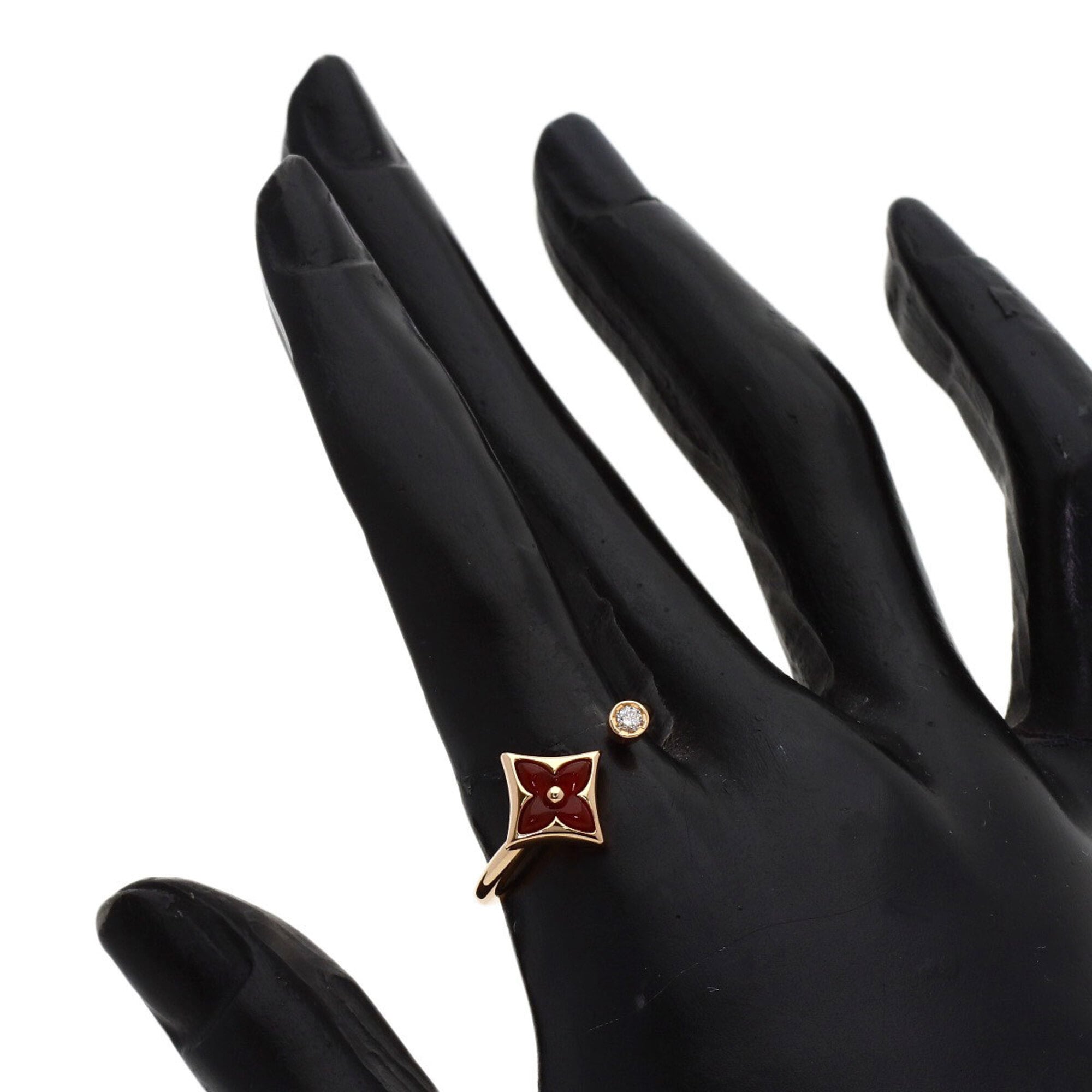 Louis Vuitton Pink Gold (18K) Band Ring (Pre-Owned)