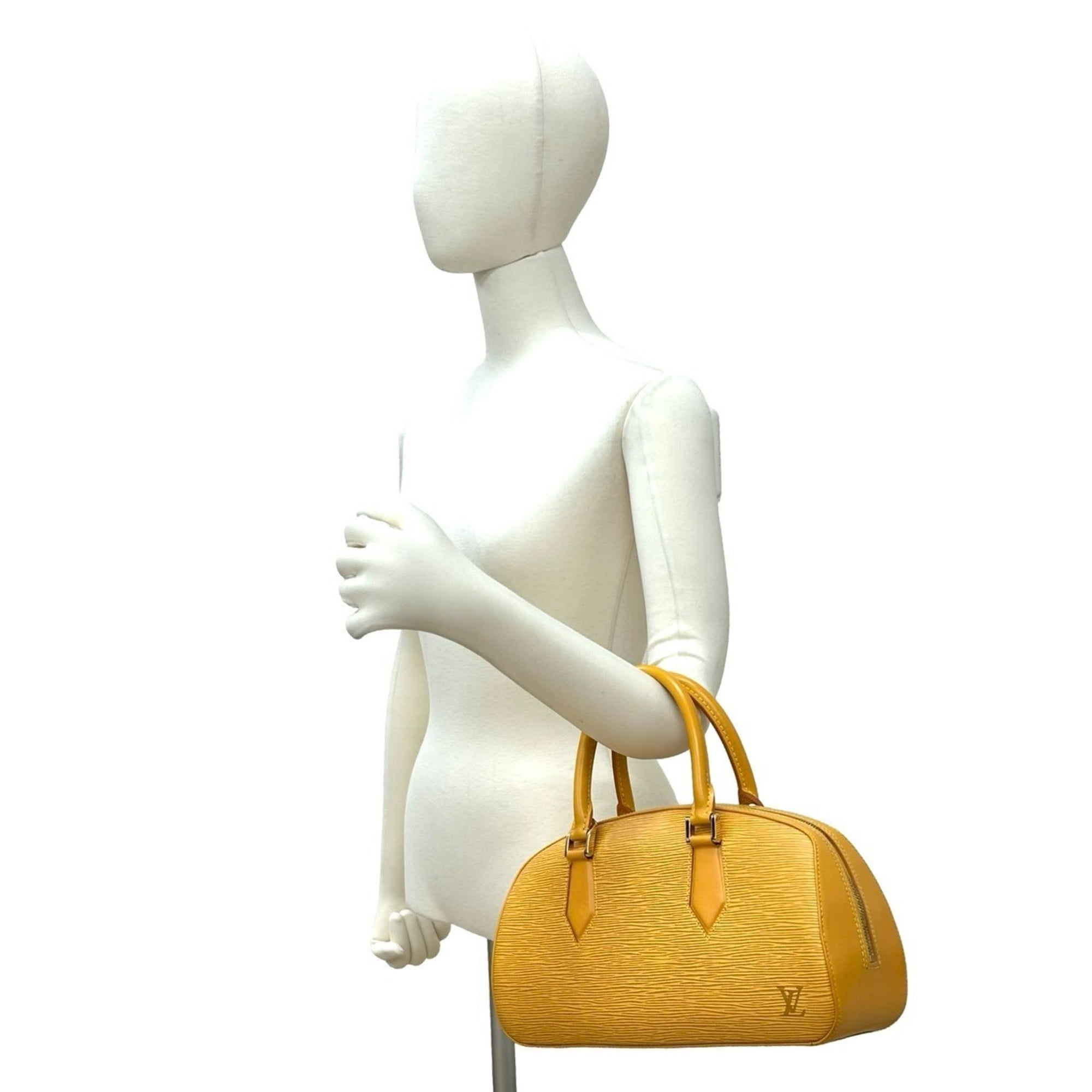 Louis Vuitton Yellow Epi Leather Boston Bag Handbag (Pre-Owned)