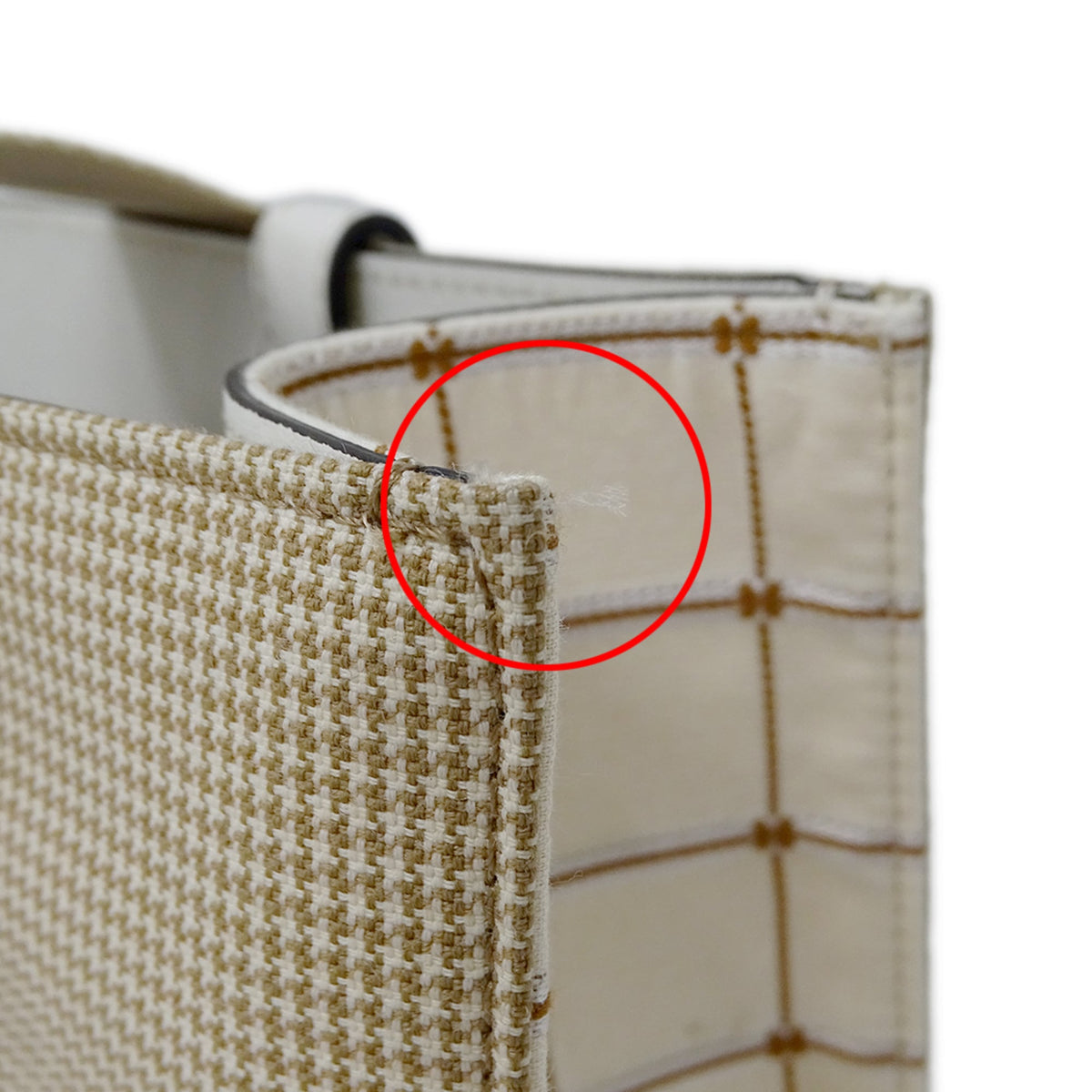 Chloé Beige Khaki Canvas Handbag Tote Bag (Pre-Owned)
