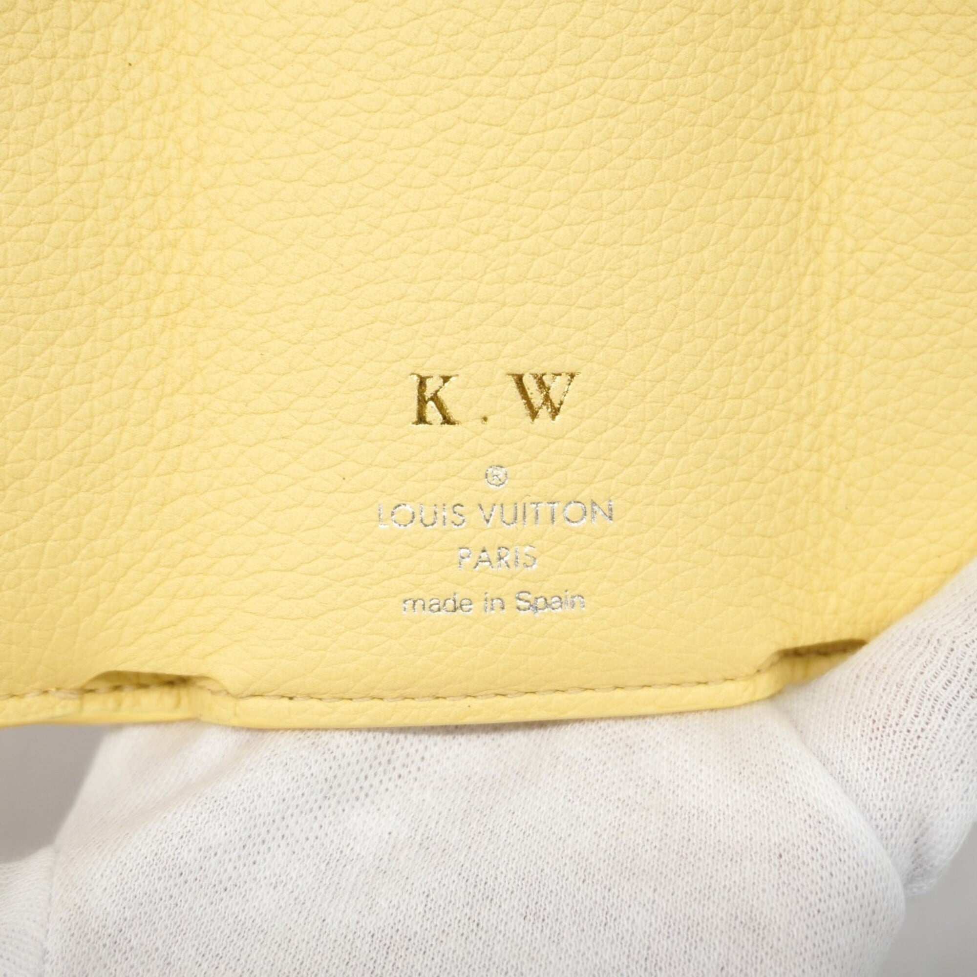 Louis Vuitton Yellow Wallet (Tri-Fold) (Pre-Owned)